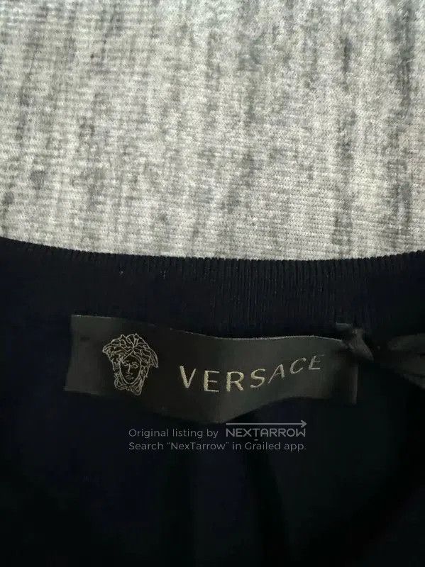 Versace Versace Black Wool Embroidered Medusa Pullover . Size US M / EU 48-50 / 2 - 5 Thumbnail
