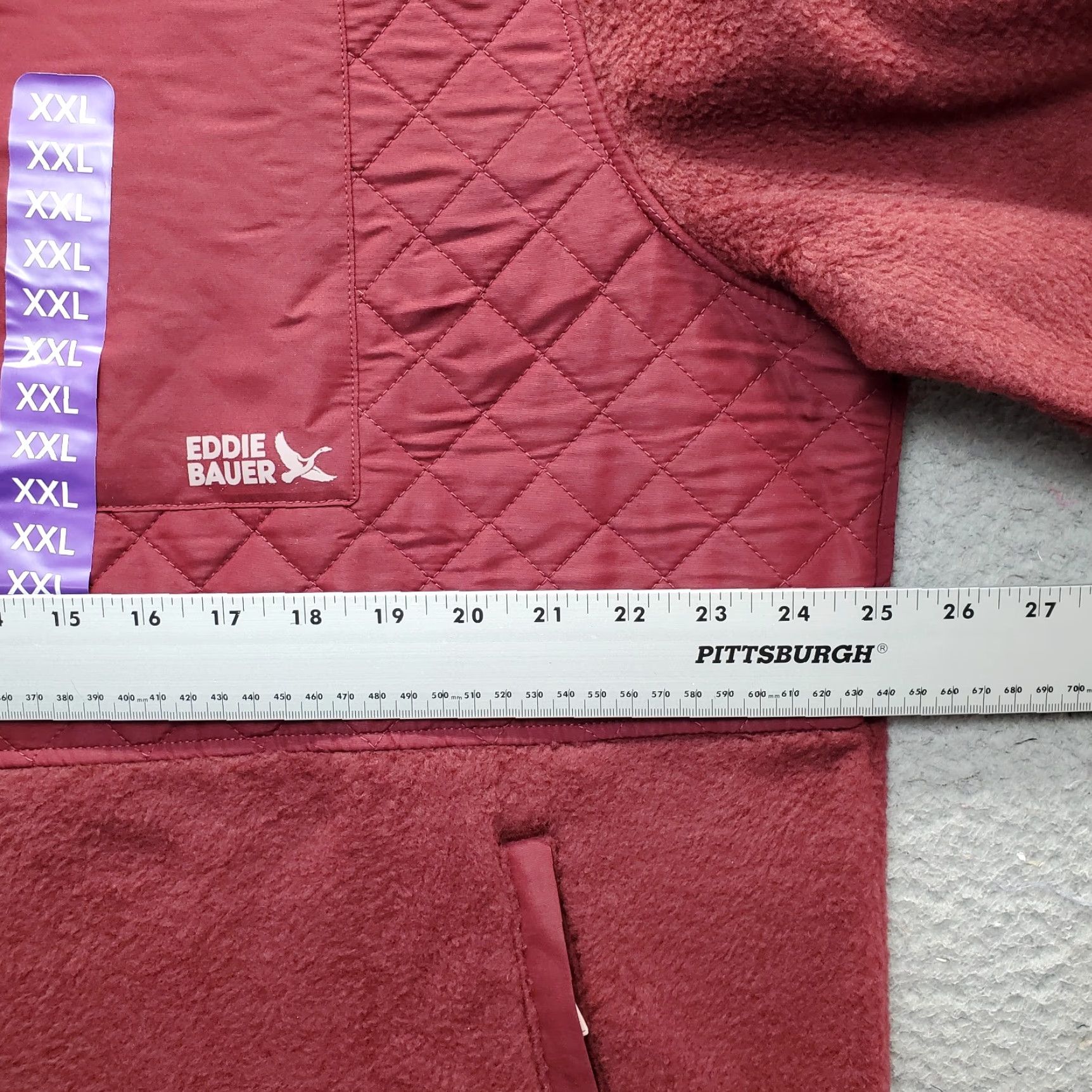 Eddie Bauer Eddie Bauer Zip Up Polar Fleece Jacket Womens XXL Red Jacket Size XXL / US 16-18 / IT 52-54 - 4 Thumbnail