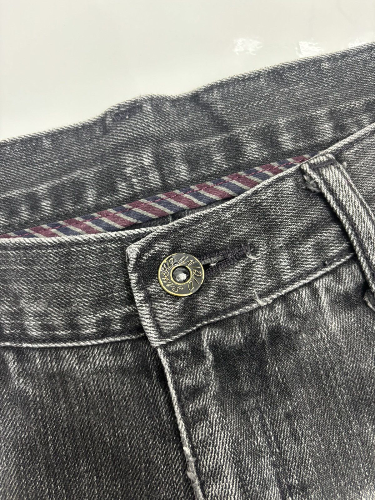 Jean × Undercover × Uniqlo VINTAGE CLAWMARK JEANS S-001 UNIQLO BLACK UNDERCOVER STYLE Size US 34 / EU 50 - 9 Thumbnail