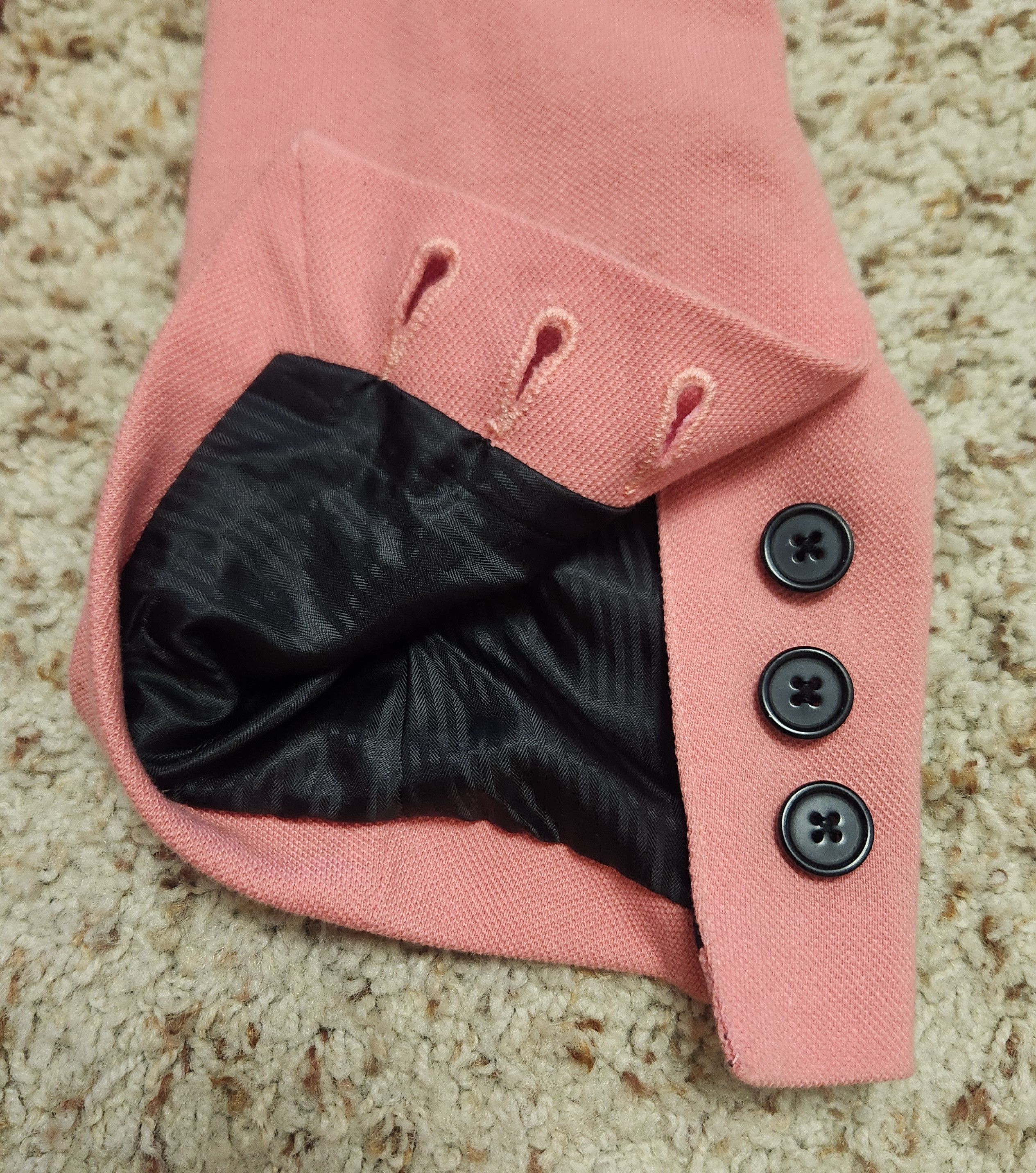 Guess Guess pink cotton blazer L men's two button jacket Size 42R - 5 Thumbnail