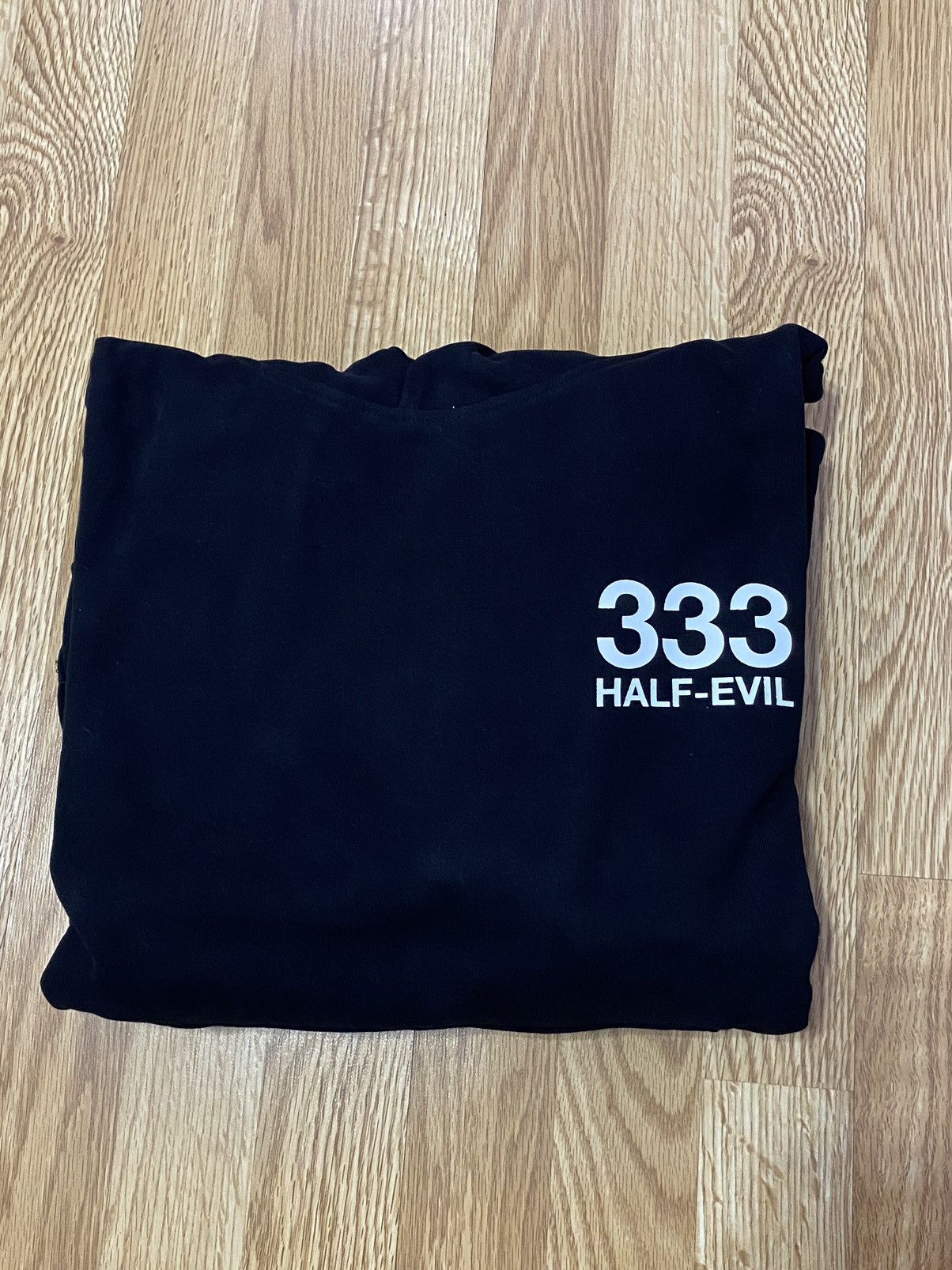 Half Evil Half Evil 333 Black Logo Hoodie - L Size US L / EU 52-54 / 3 - 5 Thumbnail