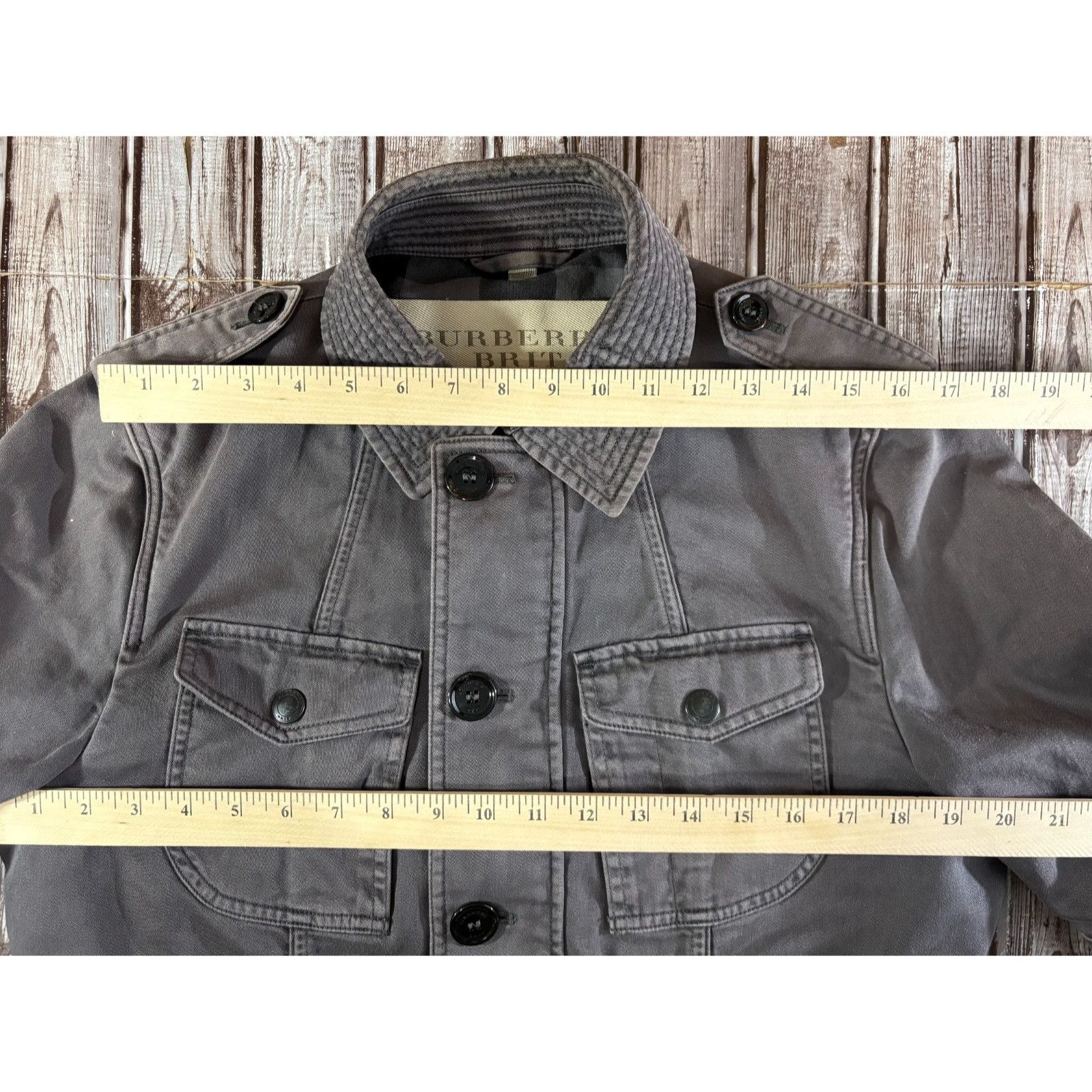 Burberry Burberry Brit Military M65 Style Field Jacket size S color g Size US S / EU 44-46 / 1 - 10 Thumbnail