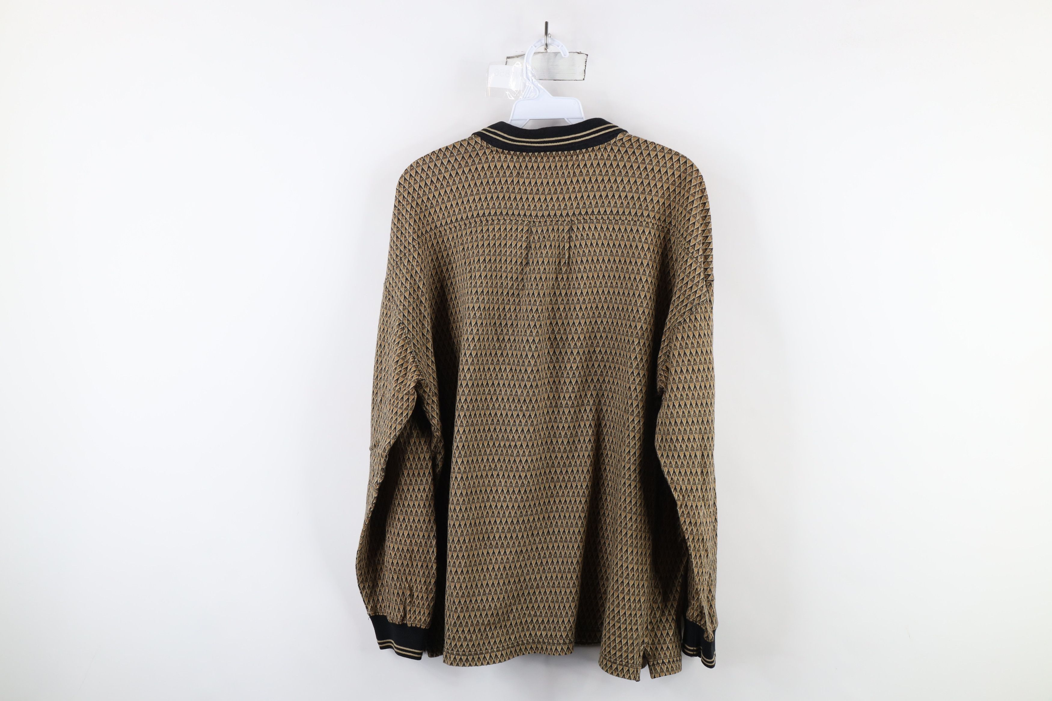 Vintage Vintage 90s Streetwear Knit Long Sleeve Rugby Polo Shirt Size US M / EU 48-50 / 2 - 8 Thumbnail