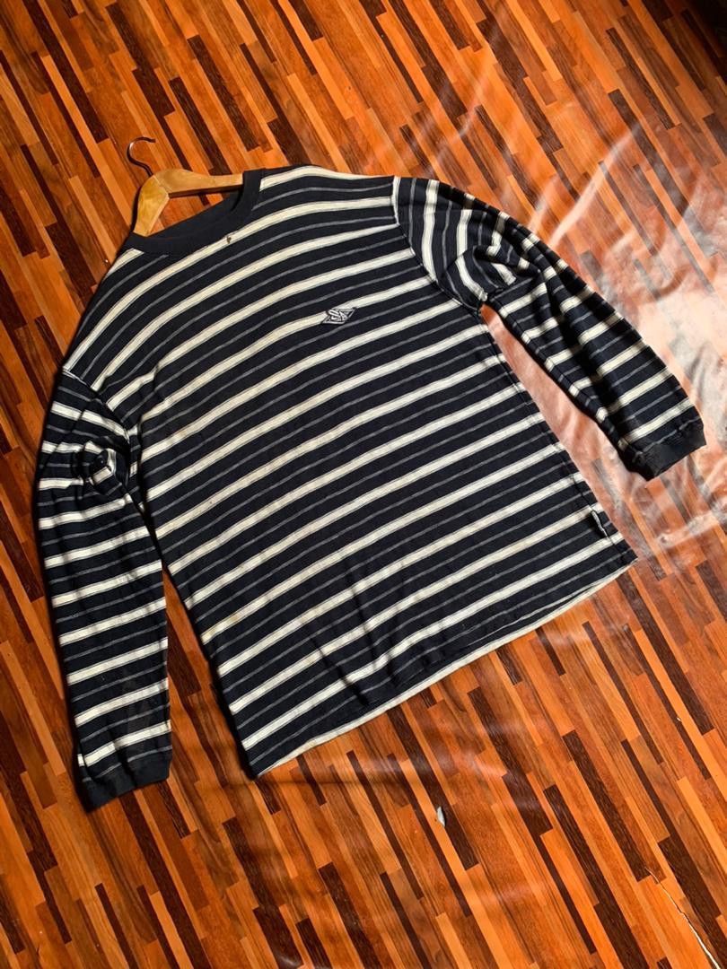 Japanese Brand e30 RARE SOUL BREAK stripe black/white strip T SHIRT Size US L / EU 52-54 / 3 - 3 Thumbnail