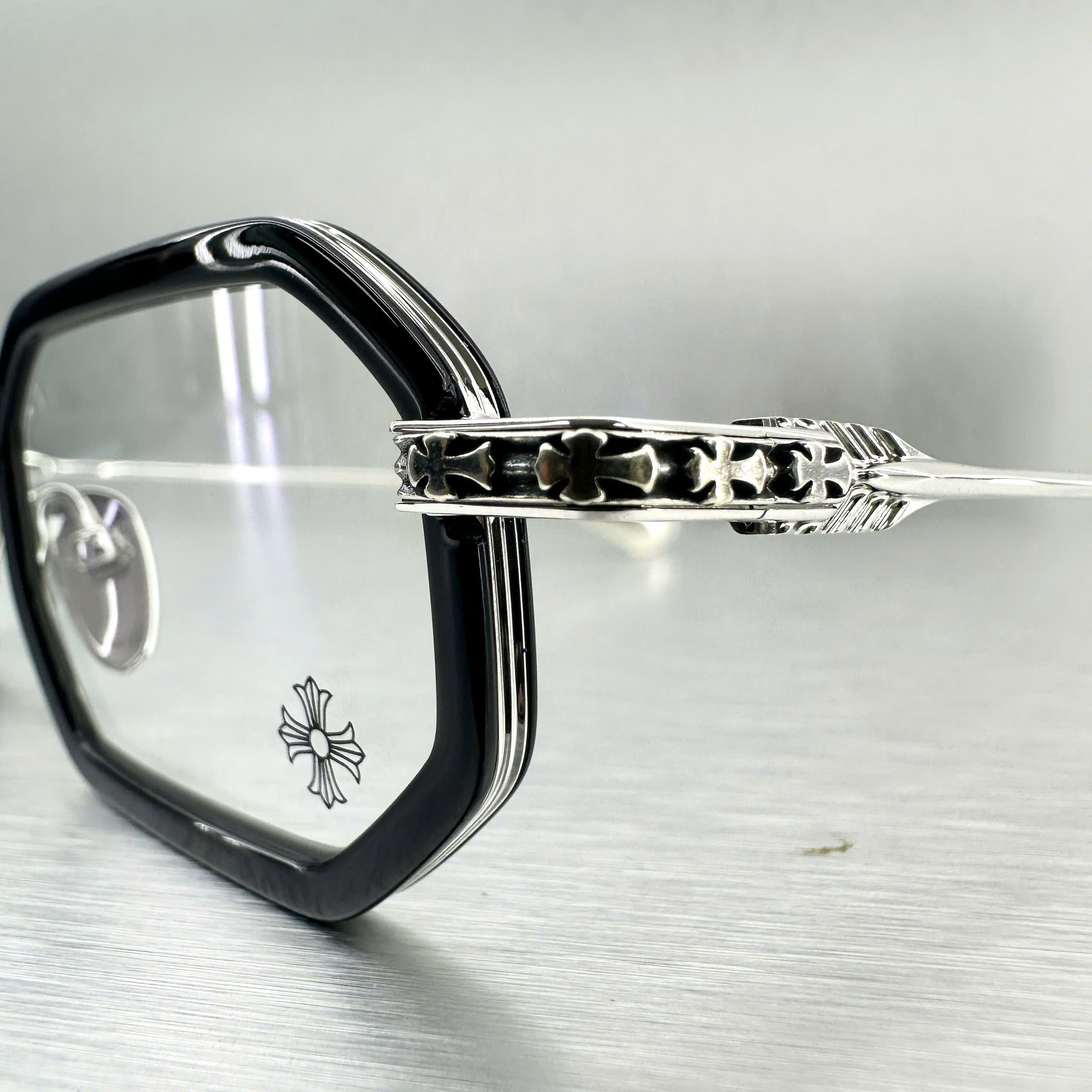 Chrome Hearts CHROME HEARTS STYLIDA BLAACK/SHINY SILVER Size ONE SIZE - 6 Thumbnail