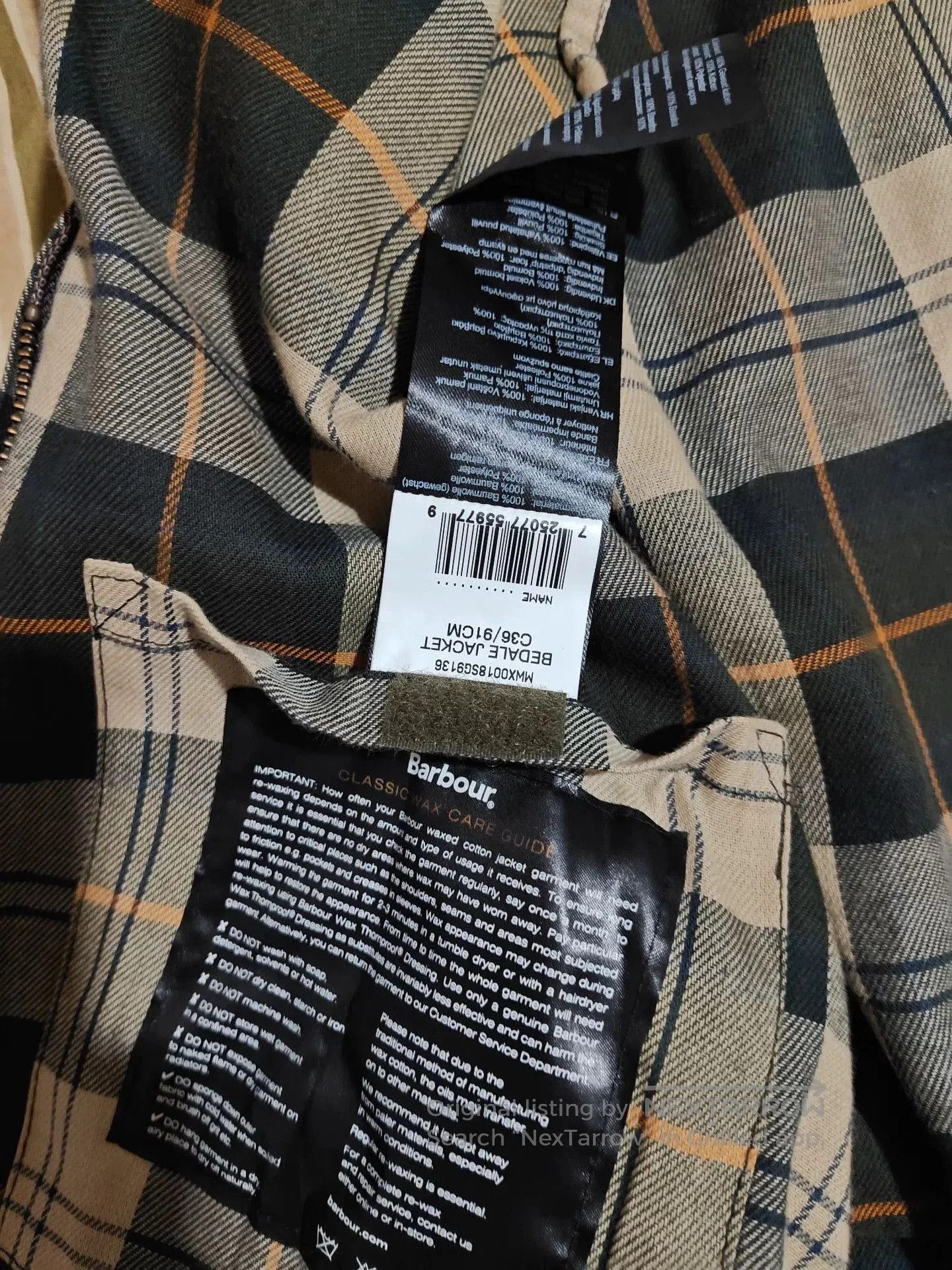 Barbour Barbour Bedale Waxed Jacket. Size US M / EU 48-50 / 2 - 5 Thumbnail