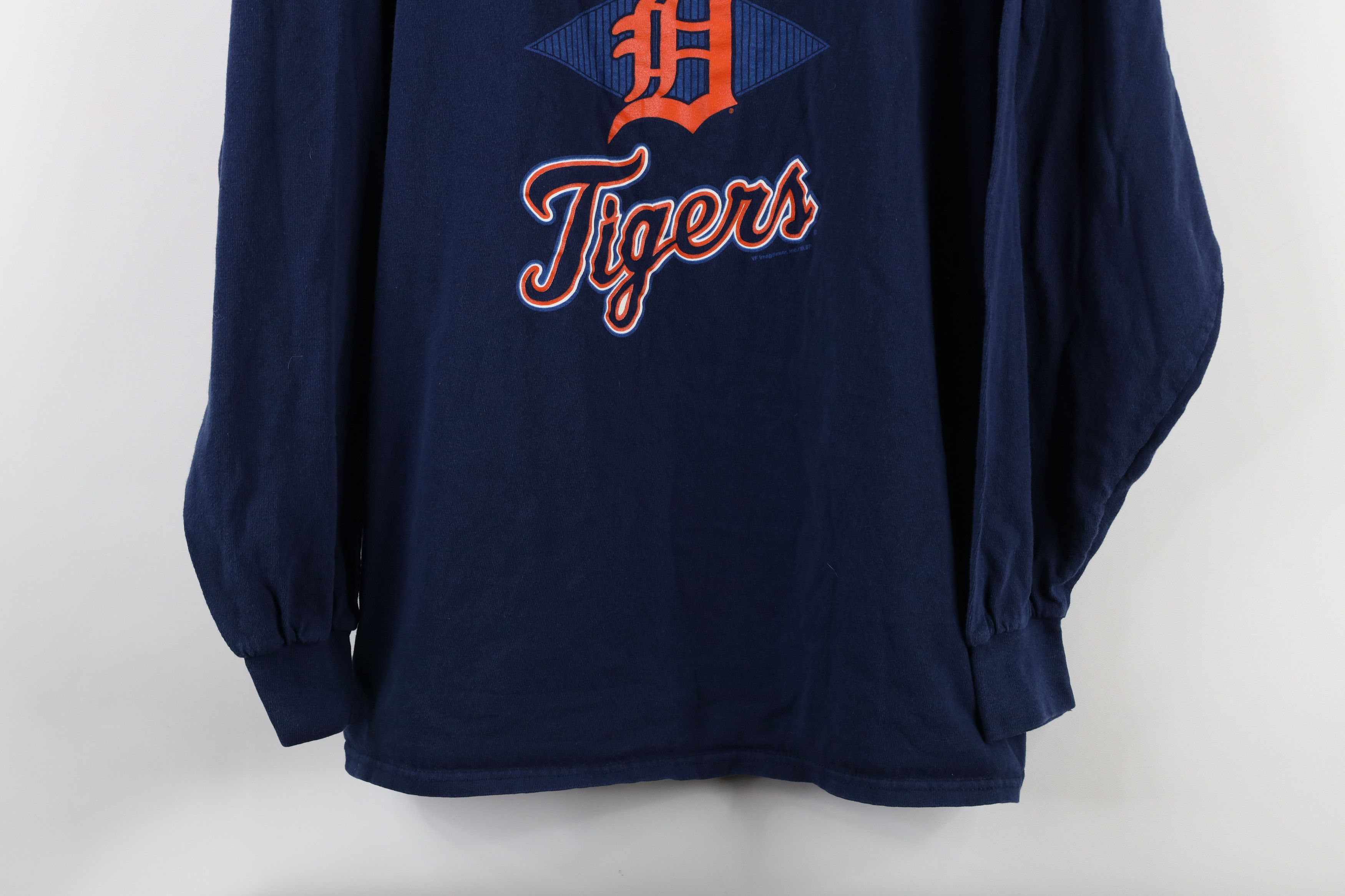 Vintage Vintage Detroit Tigers Baseball Long Sleeve T-Shirt Blue Size US XL / EU 56 / 4 - 3 Thumbnail