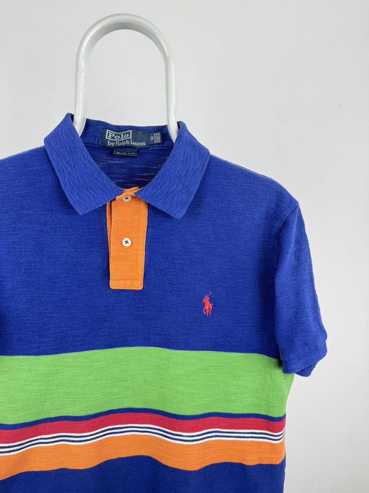 Polo Ralph Lauren Vintage Polo Ralph Lauren Striped Multicolour Polo Shirt Size US M / EU 48-50 / 2 - 2 Thumbnail