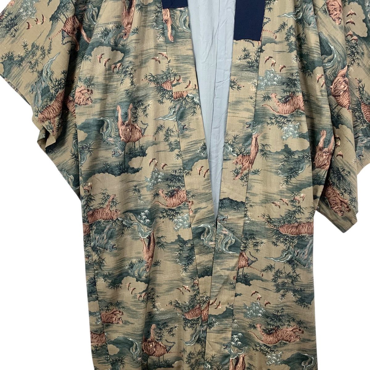 Vintage Vintage 70s KIMONO INFINITY TIGER JAPAN Traditional Geisha Size XXL / US 16-18 / IT 52-54 - 5 Thumbnail