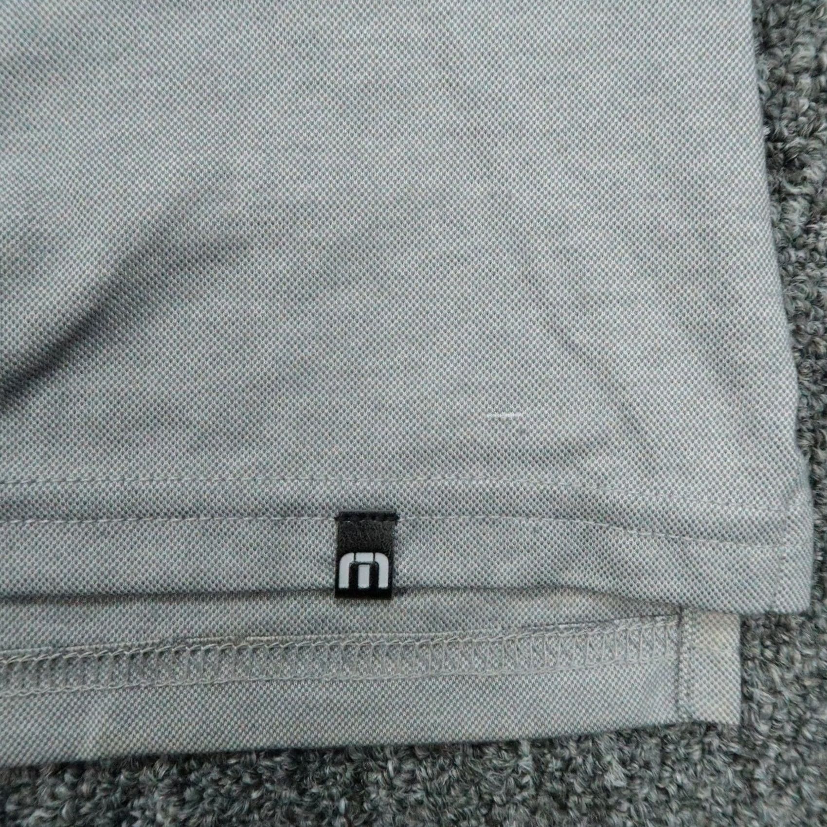 TravisMathew Travis Mathew Polo Shirt Women 2XL Gray Sunsetters Short Sleeve Golf Pique Moistu re Wicking Athletic Casual Travel Workwear Size XXL / US 16-18 / IT 52-54 - 7 Thumbnail