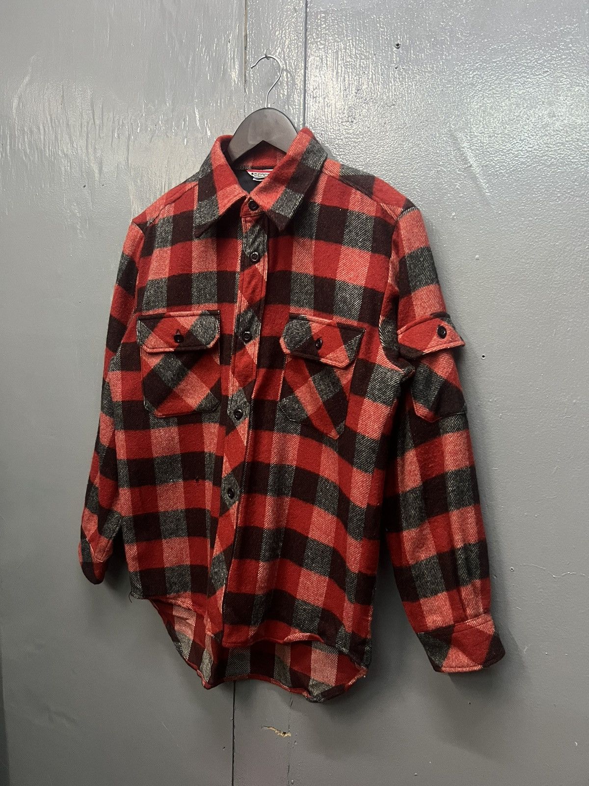 Flannel Vintage Descente Flannel Plaid Red Size US M / EU 48-50 / 2 - 2 Thumbnail