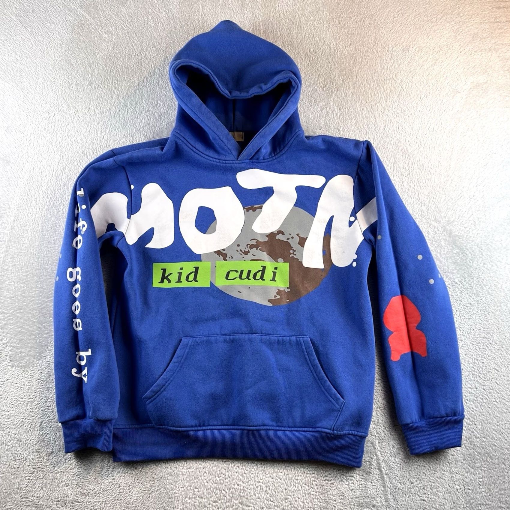 Vintage Cpfm Kid Cudi MOTM III Man On The Moon 3 Hoodie Mens L Blue Urban Hip Hop Pullover Size US L / EU 52-54 / 3 - 2 Thumbnail