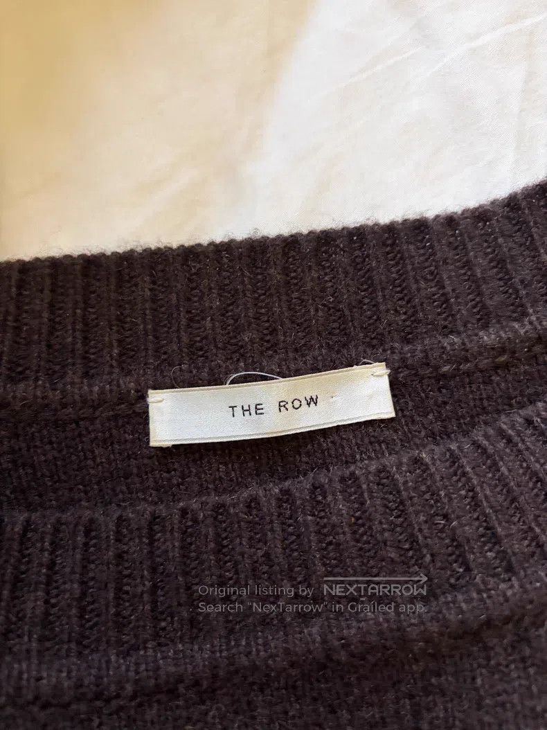 The Row The Row Loose Fit Brown Cashmere Knit Sweater Size XS / US 0-2 / IT 36-38 - 5 Thumbnail