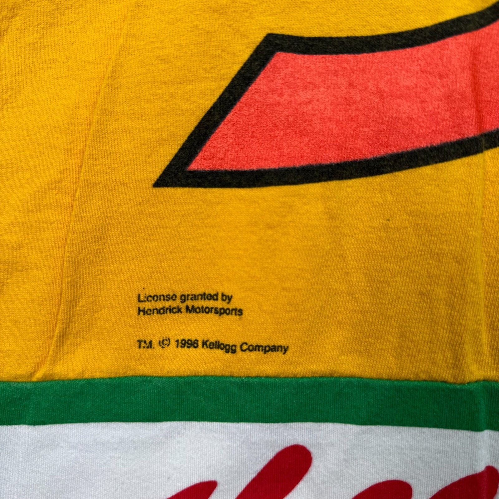 Chase Authentics VTG 1996 Kelloggs Corn Flakes Terry Labonte Racing T Shirt L Size US L / EU 52-54 / 3 - 3 Thumbnail