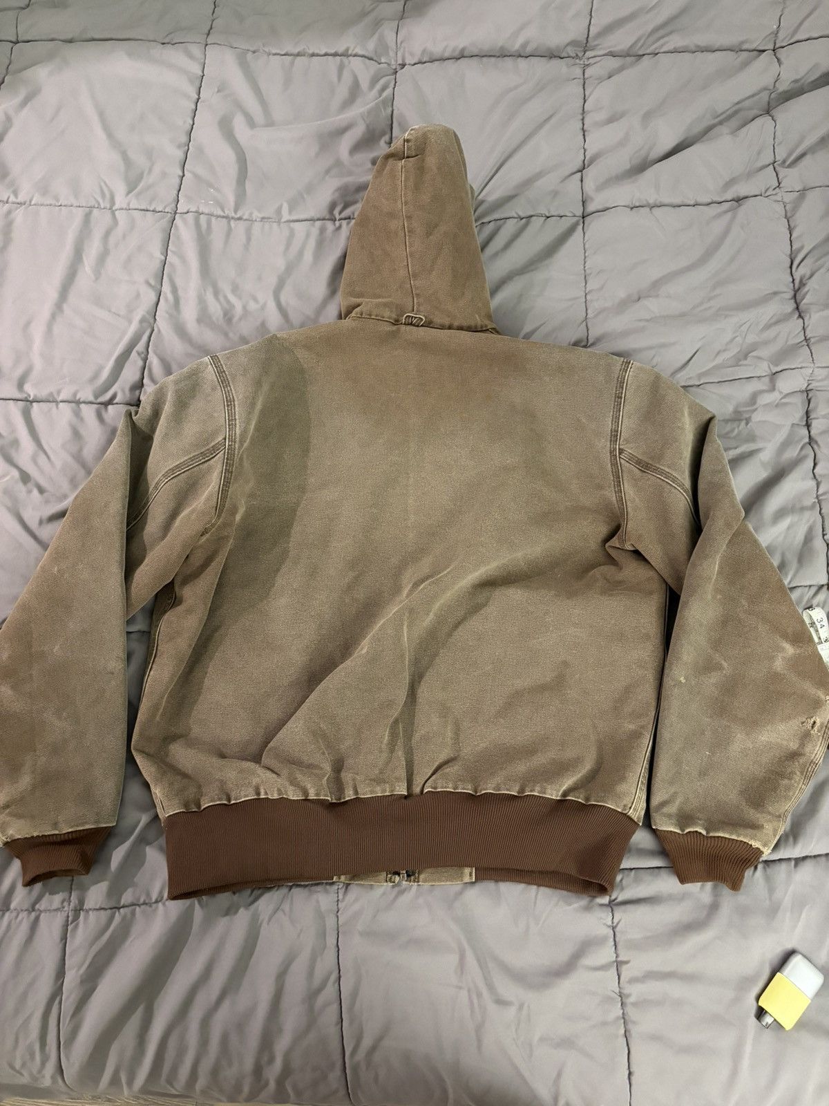Carhartt Vintage Carhartt J06CHT Brown Hood Jacket. Size US XL / EU 56 / 4 - 2 Thumbnail