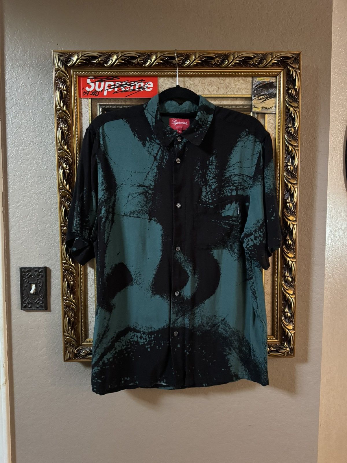 Supreme My Bloody Valentine Rayon S/S Shirt Loveless Blue | Grailed