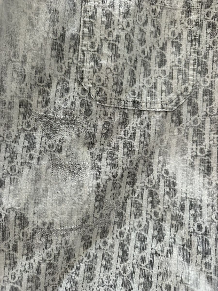 Dior Dior Distressed Oblique Button Up Size US L / EU 52-54 / 3 - 5 Thumbnail