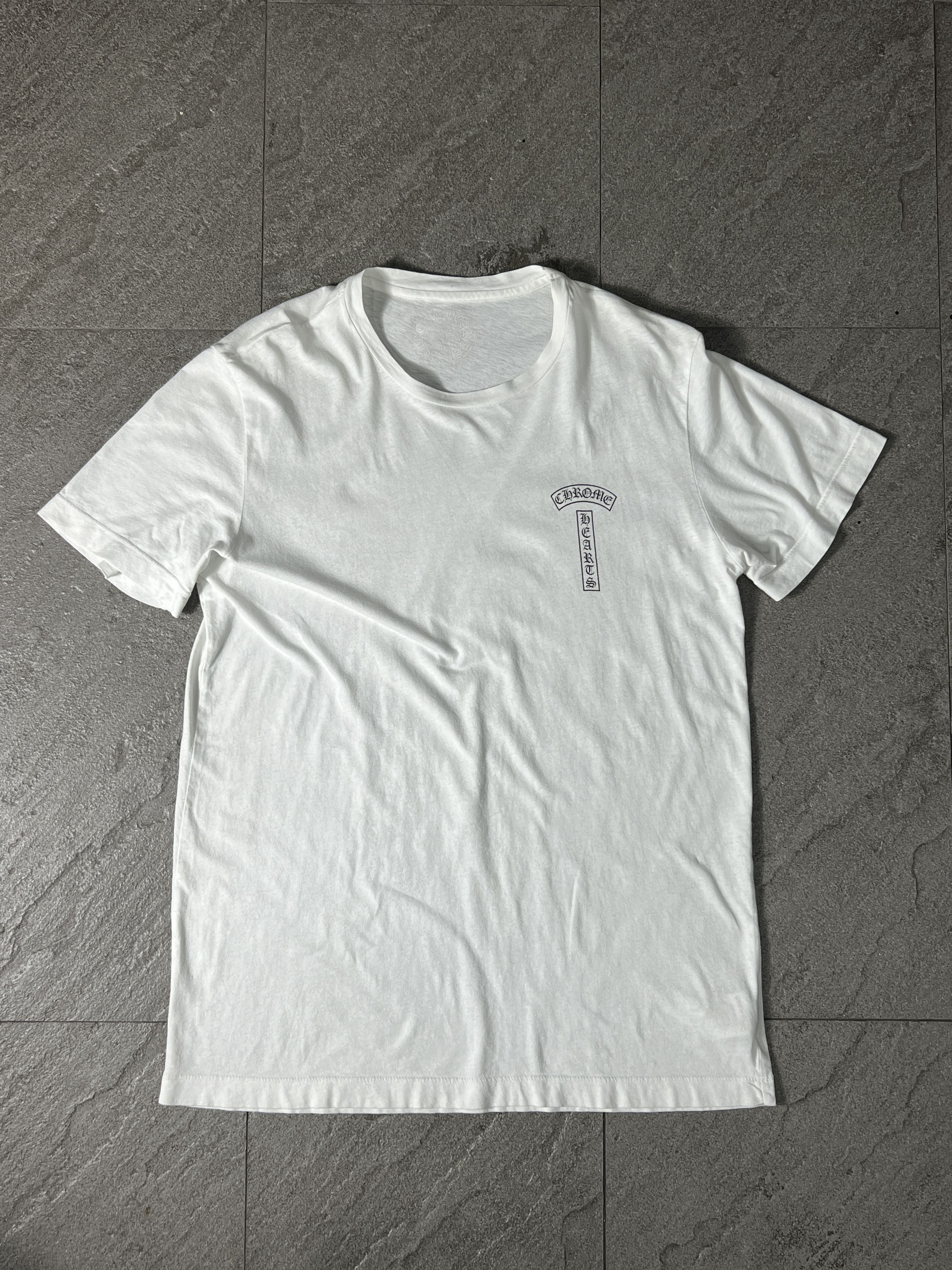 Chrome Hearts Chrome Hearts Small Logo Tee White Medium USA Size US M / EU 48-50 / 2 - 1 Thumbnail