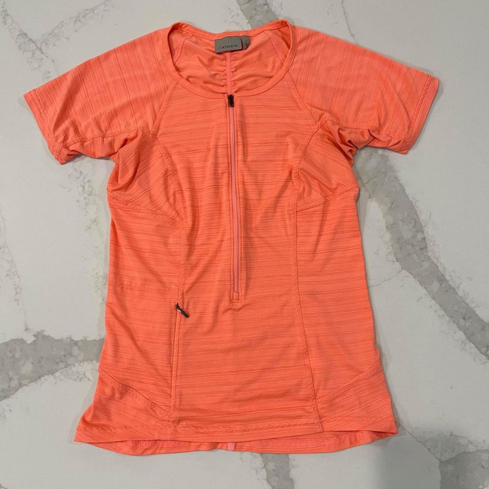 Athleta Athleta Pacifica UPF Tee 2 Ember Orange Women's Small Size S / US 4 / IT 40 - 1 Thumbnail