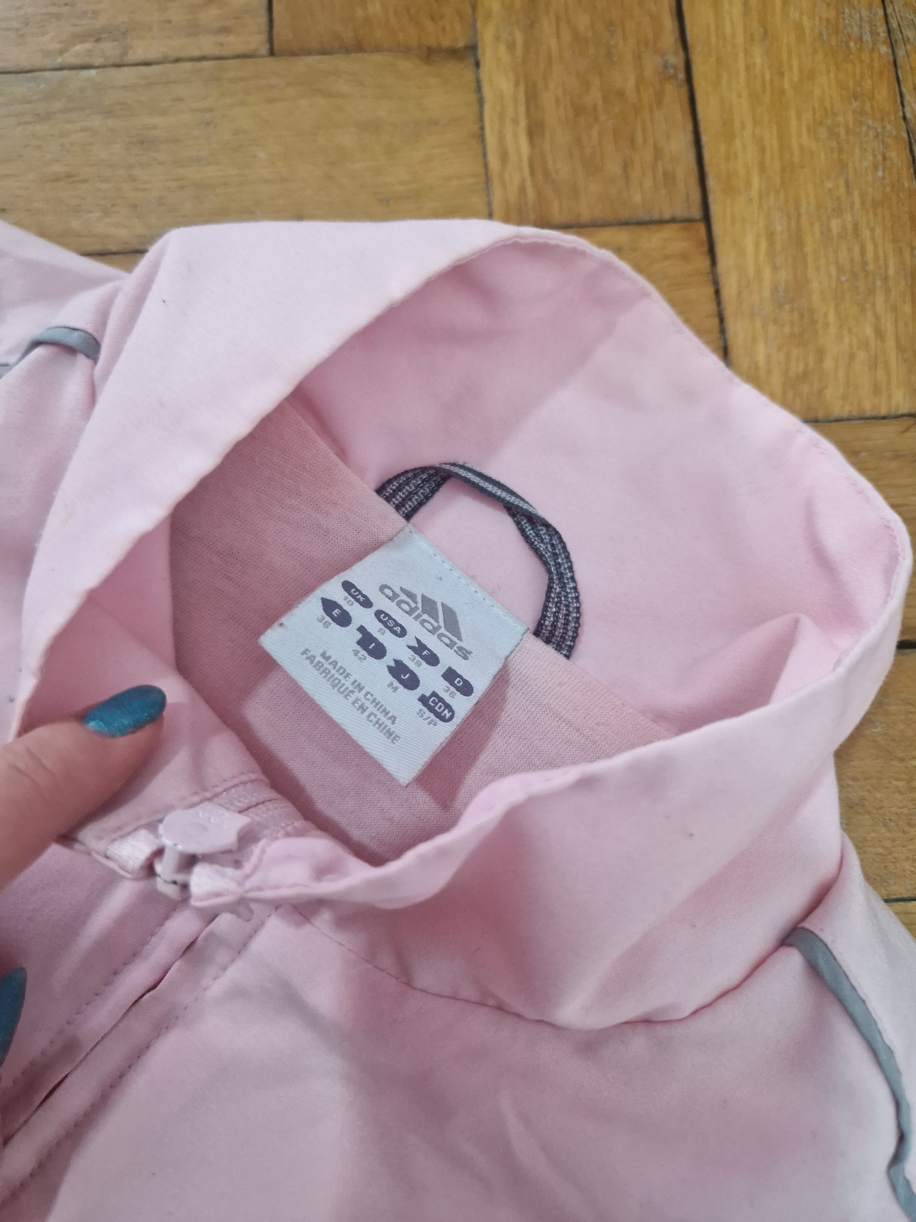 Adidas Adidas light pink vintage y2k jacket windbreaker 2000s Size M / US 6-8 / IT 42-44 - 7 Thumbnail