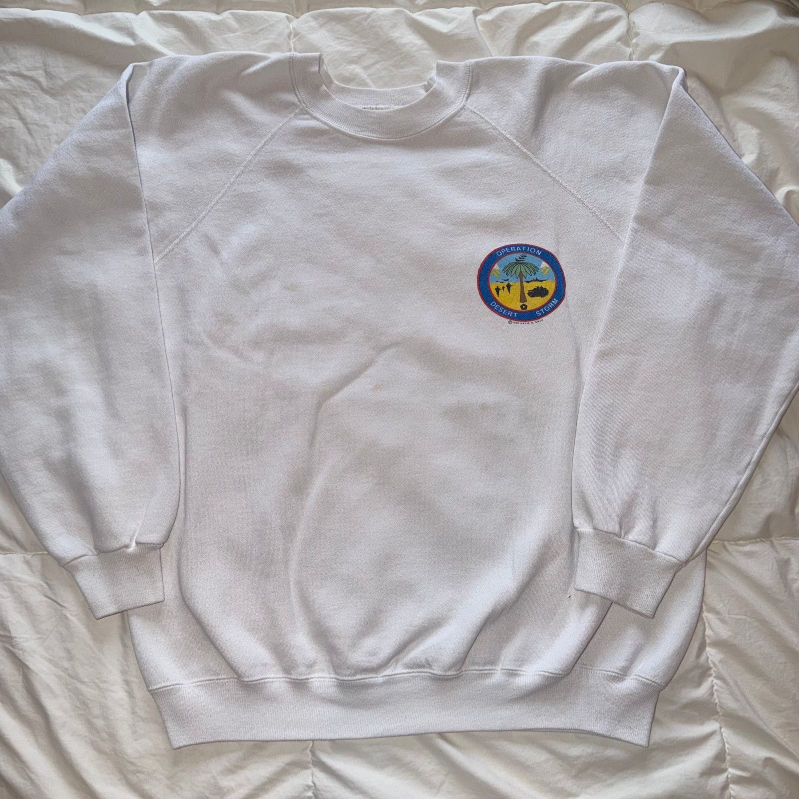 & Other Stories Vtg 1991 Operation Desert Storm Sweatshirt XL USA Rare Size US XL / EU 56 / 4 - 4 Thumbnail