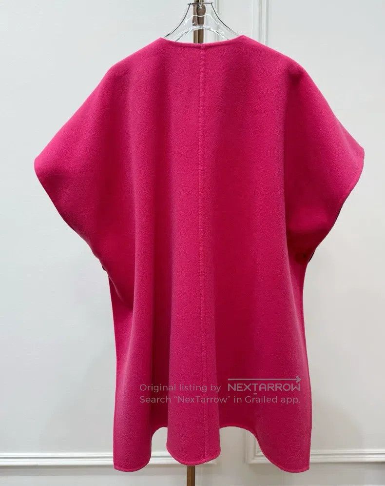 Hermes Hermes Purple and Peach Pink Double-Sided Cashmere Cloak C Size XS / US 0-2 / IT 36-38 - 4 Thumbnail