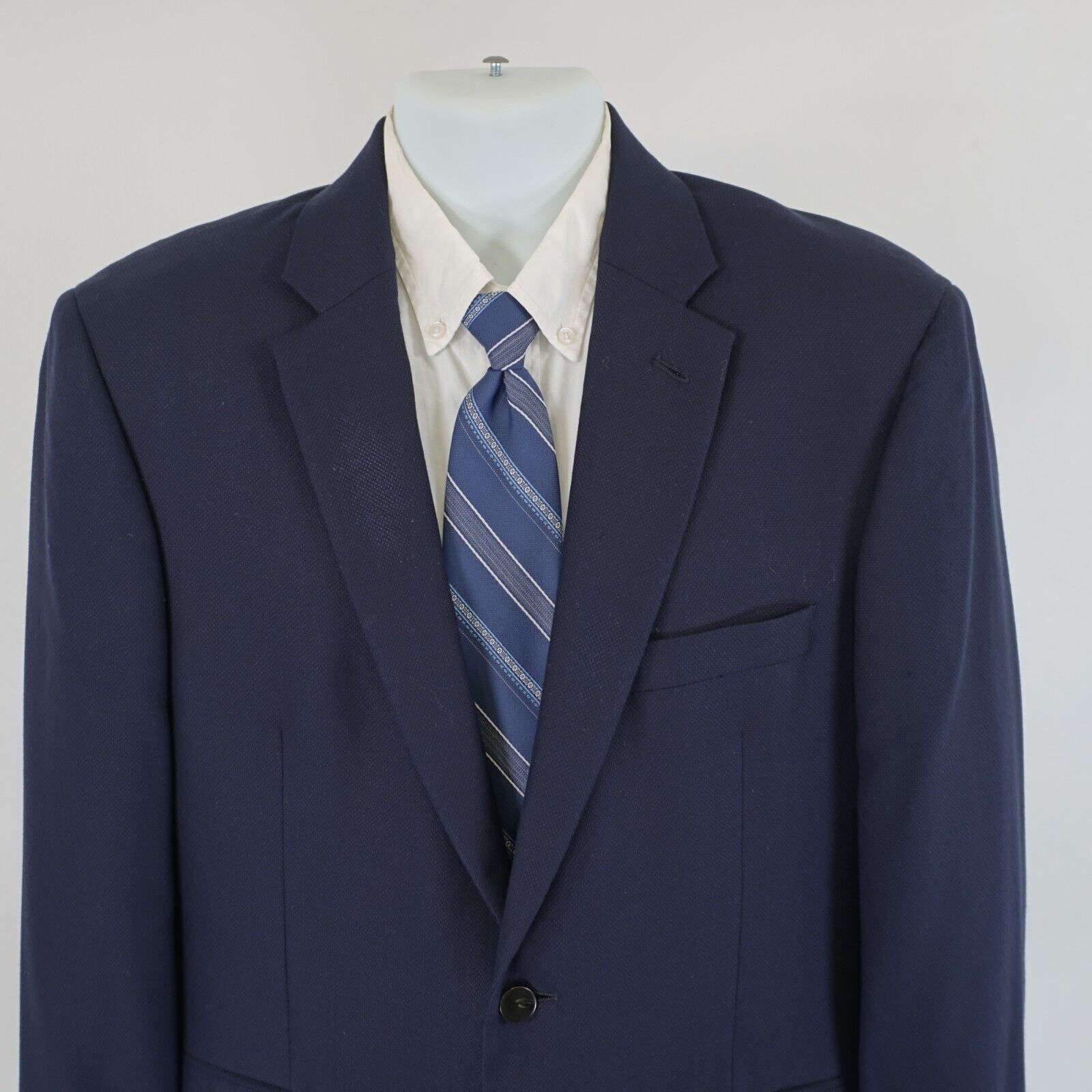 Jos. A. Bank Jos A Bank Reserve Thick Basketweave Wool Silk Blazer 42R 2 Size 42R - 1 Thumbnail