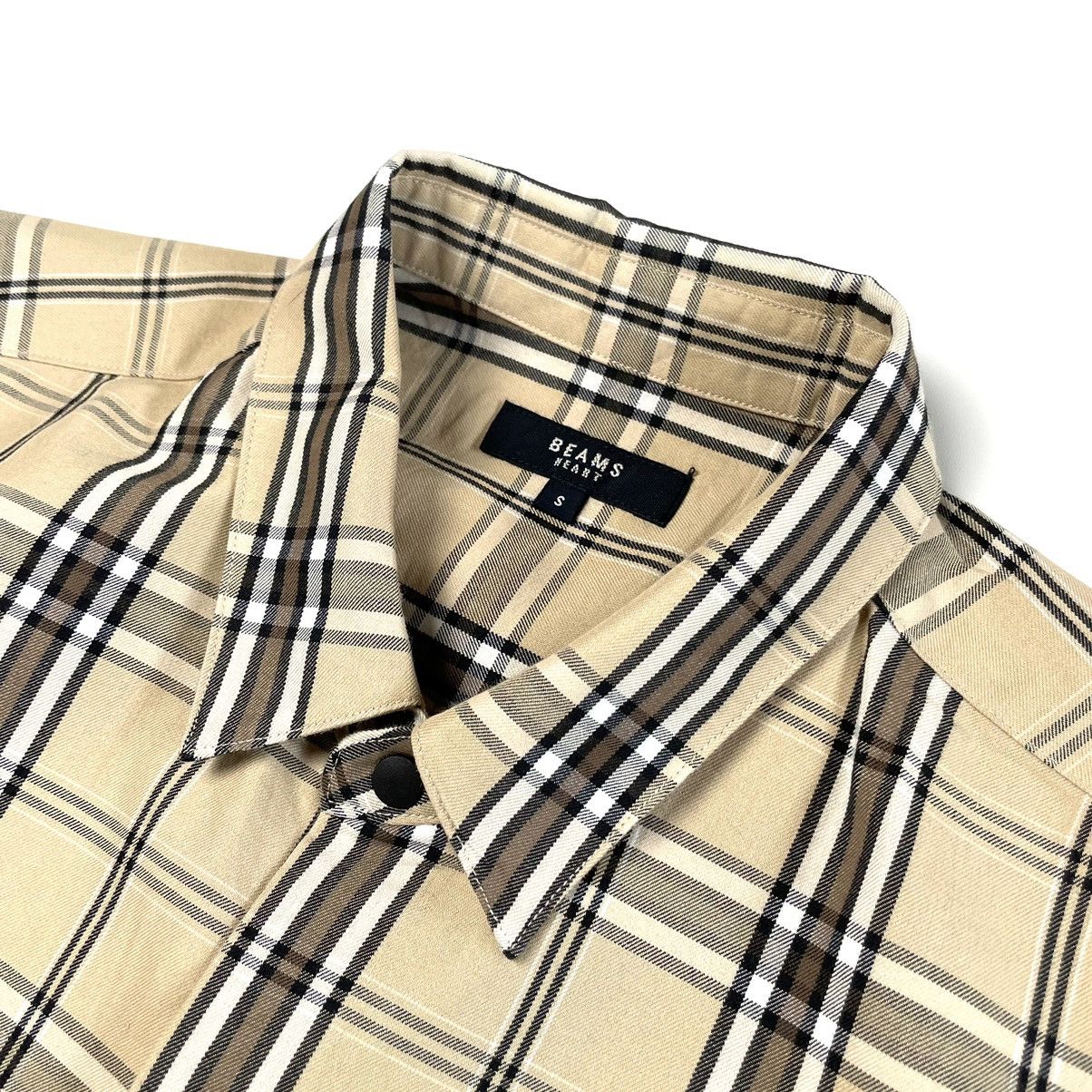 Beams Plus Beams Heart Short Sleeves Check Shirt Size US L / EU 52-54 / 3 - 9 Thumbnail