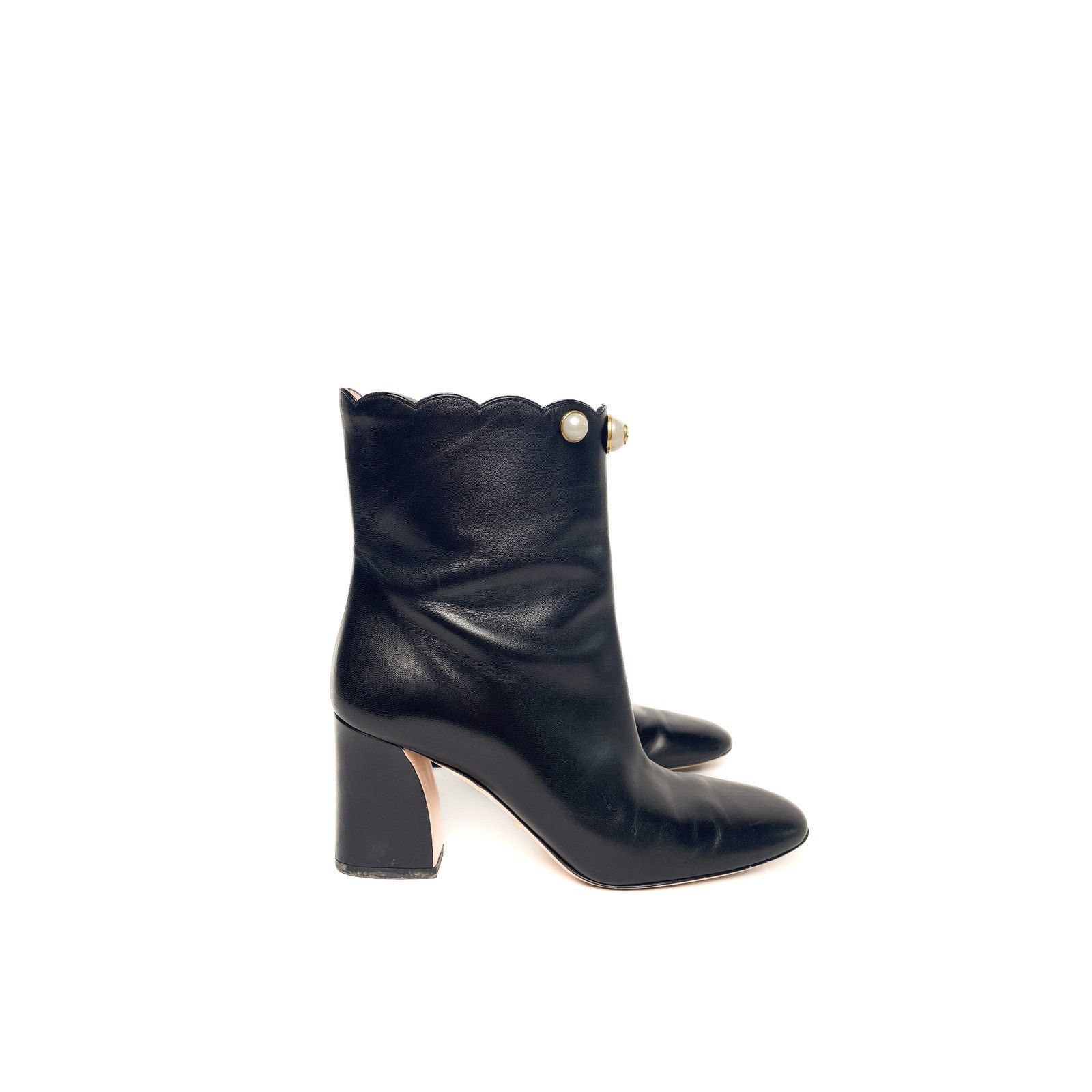 Gucci Black Short Boots Size US 8 / IT 38 - 1 Thumbnail