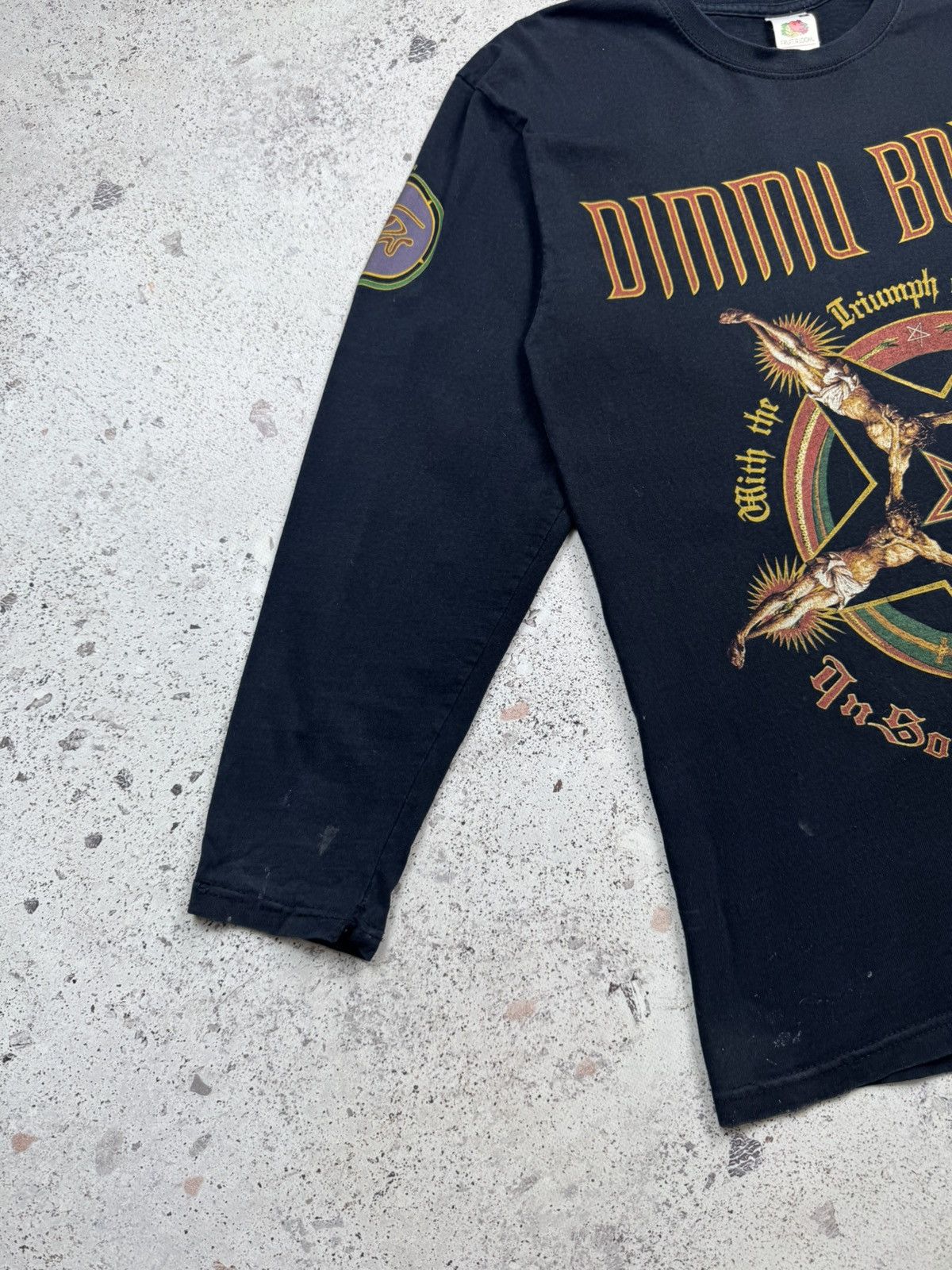Band Tees Dimmu Borgir long sleeve double sided In Sorte Diaboli Size US M / EU 48-50 / 2 - 2 Thumbnail