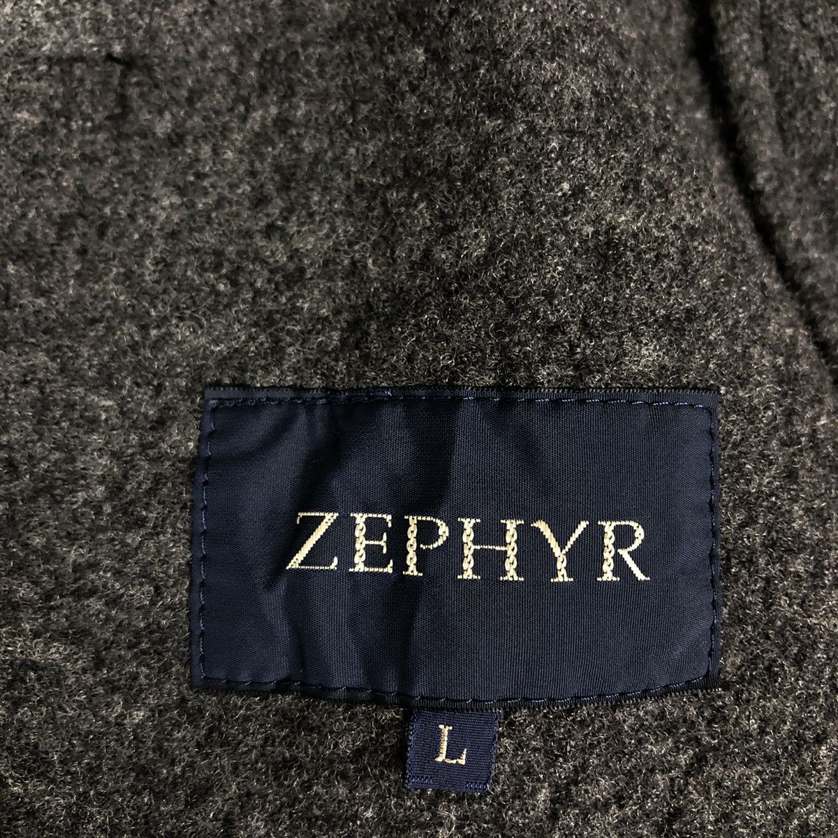Issey Miyake 🔥Rich Grey - Vintage Wool Work Zipper Jacket Zephyr Japan Size US L / EU 52-54 / 3 - 13 Thumbnail