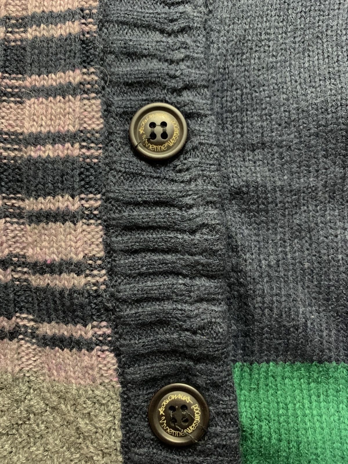 Vivienne Westwood 🐍 Vivienne Westwood Multicolor Cardigan Size L / US 10 / IT 46 - 6 Thumbnail