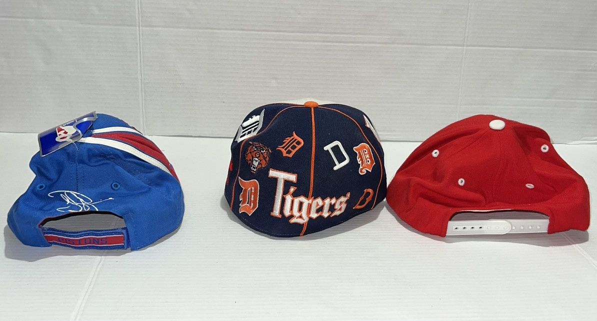 Other Vintage Detroit Tigers Pistons Red Wings Hat Snapback Fitted Size ONE SIZE - 3 Thumbnail