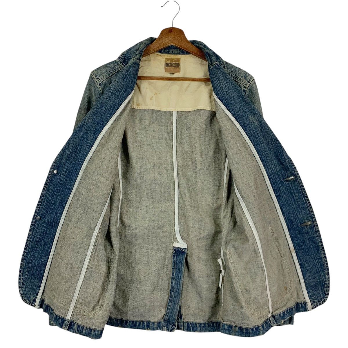 Japanese Brand × Vintage Vintage PTTP Power to the People Denim Jacket Size US XL / EU 56 / 4 - 9 Thumbnail