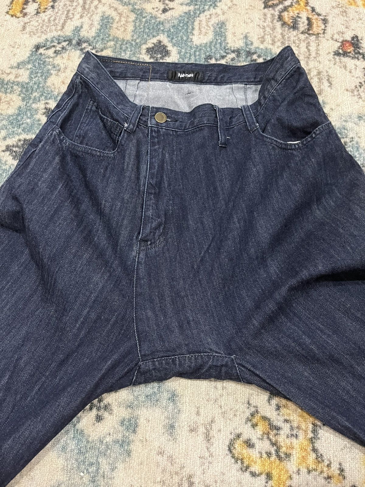 Issey Miyake × Japanese Brand × Ne-Net Denim crotch panta Size US 30 / EU 46 - 5 Thumbnail