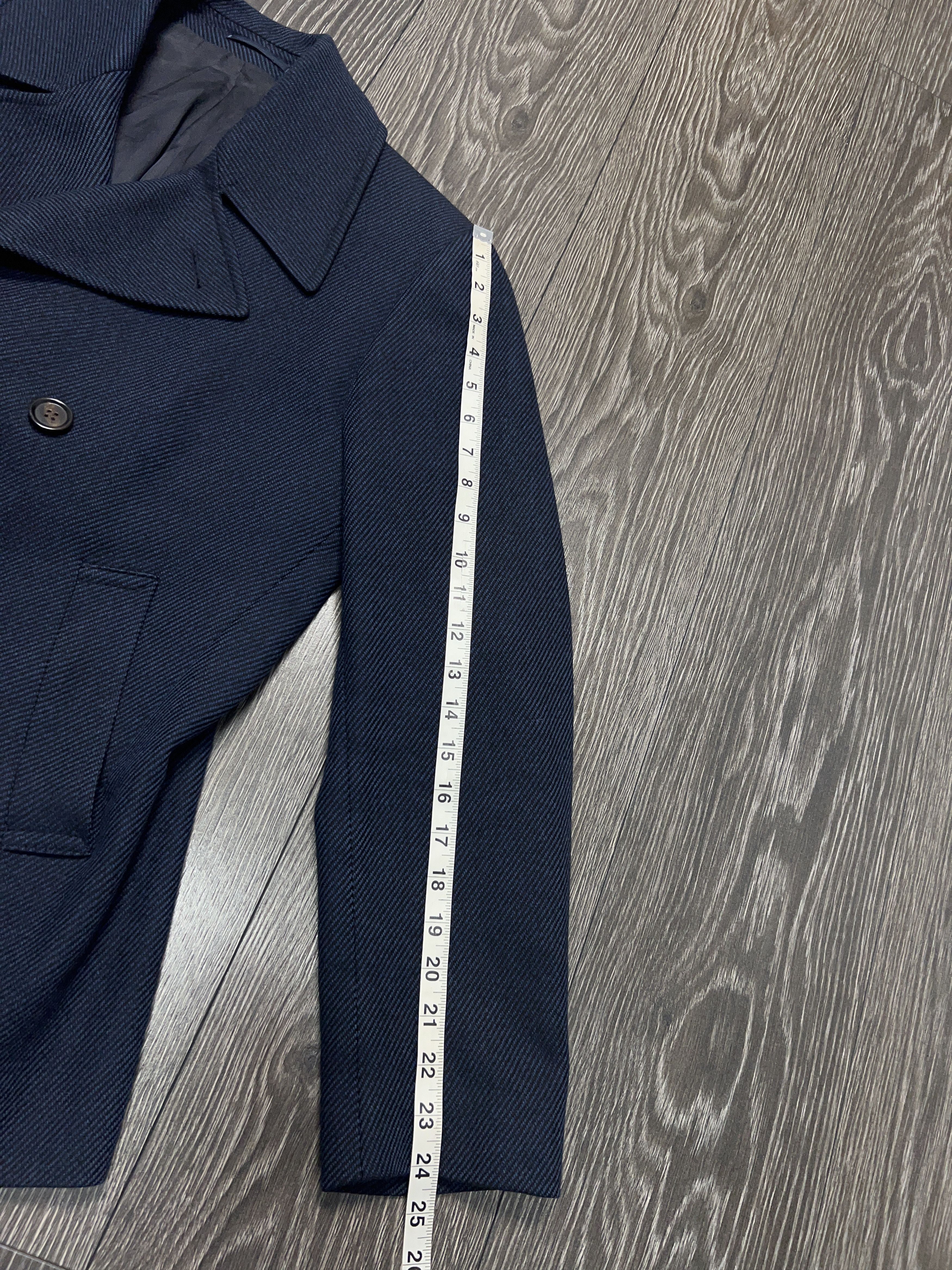 SCABAL Die Manufaktur Double Breasted Coat Jacket Wool Size 46/48R Size US S / EU 44-46 / 1 - 9 Thumbnail