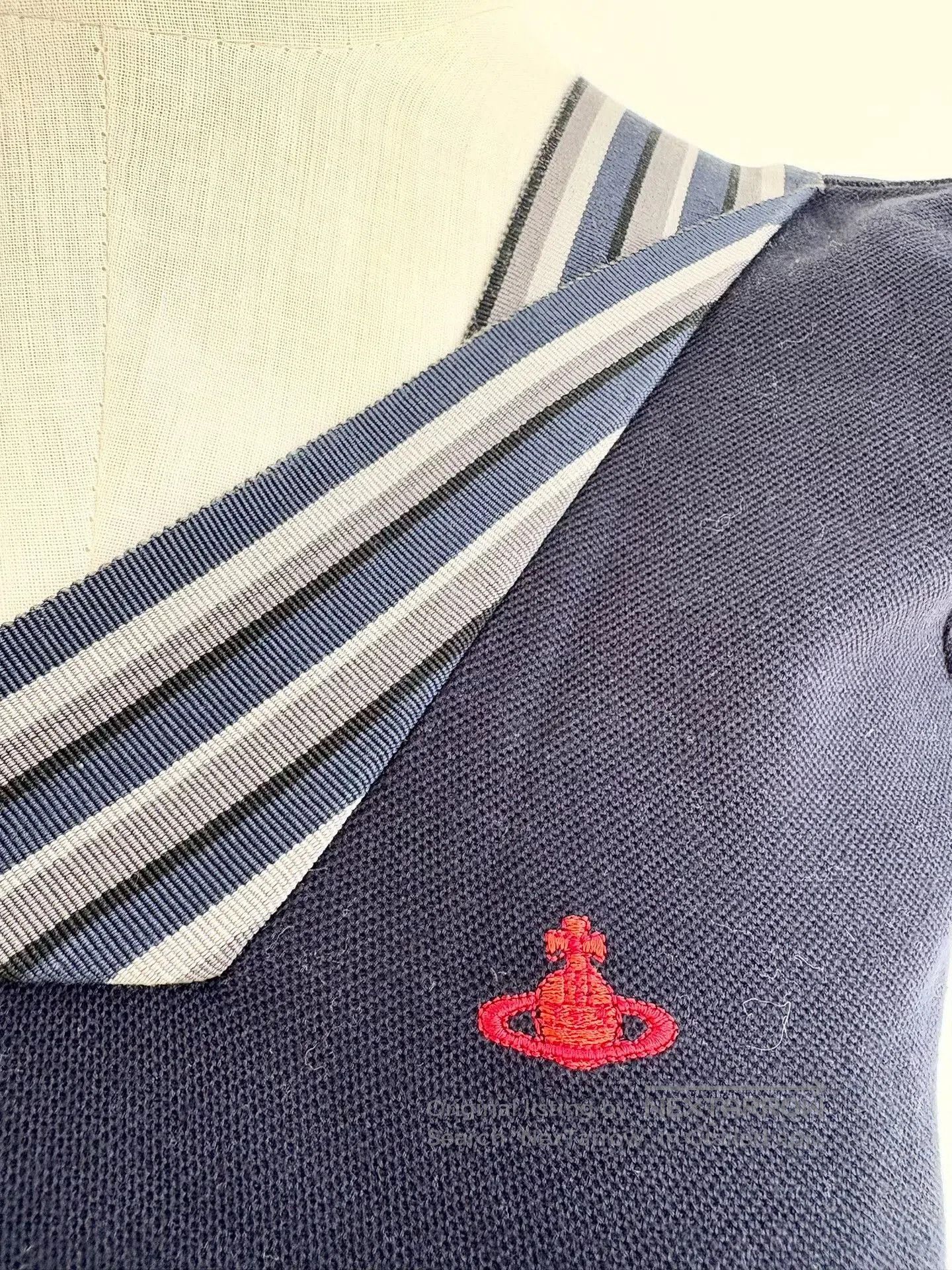 Vivienne Westwood Vivienne Westwood Vintage Blue Stripe Dress. Size M / US 6-8 / IT 42-44 - 3 Thumbnail