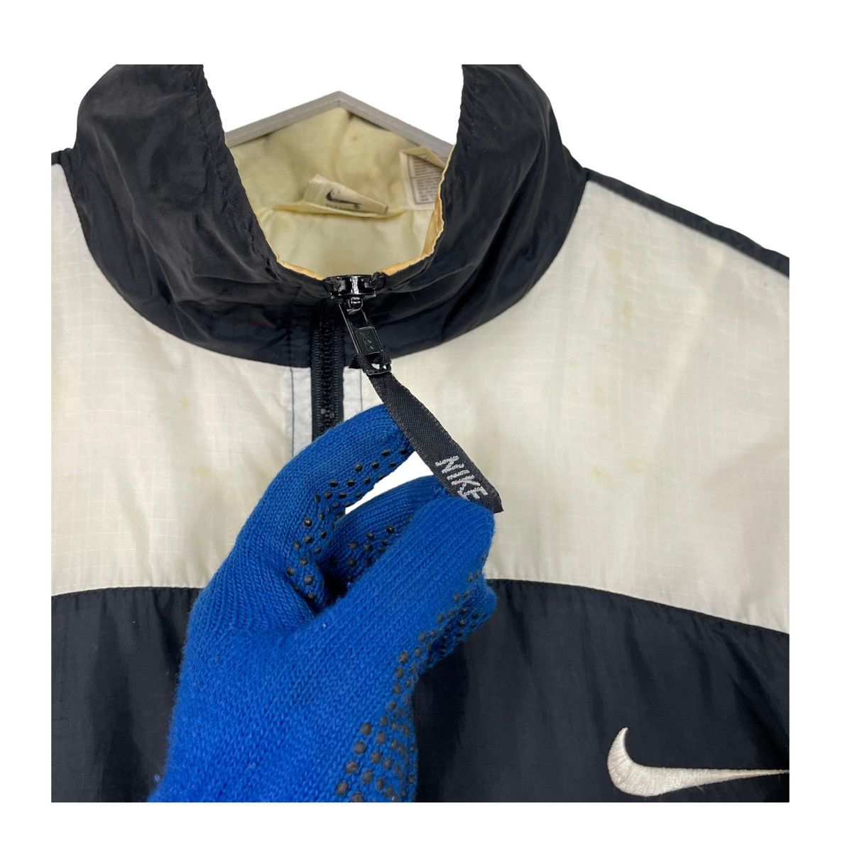 Nike × Vintage 💥90s NIKE SPORTWEAR TRACK WINDBREAKER JACKET Size US L / EU 52-54 / 3 - 7 Thumbnail