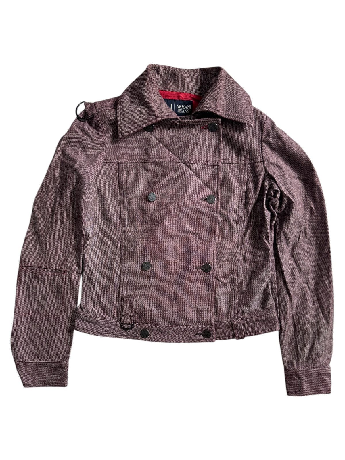 Armani VERY RARE VINTAGE JACKET GIORGIO ARMANI JEANS BIKER DISPATCH Size US S / EU 44-46 / 1 - 2 Thumbnail