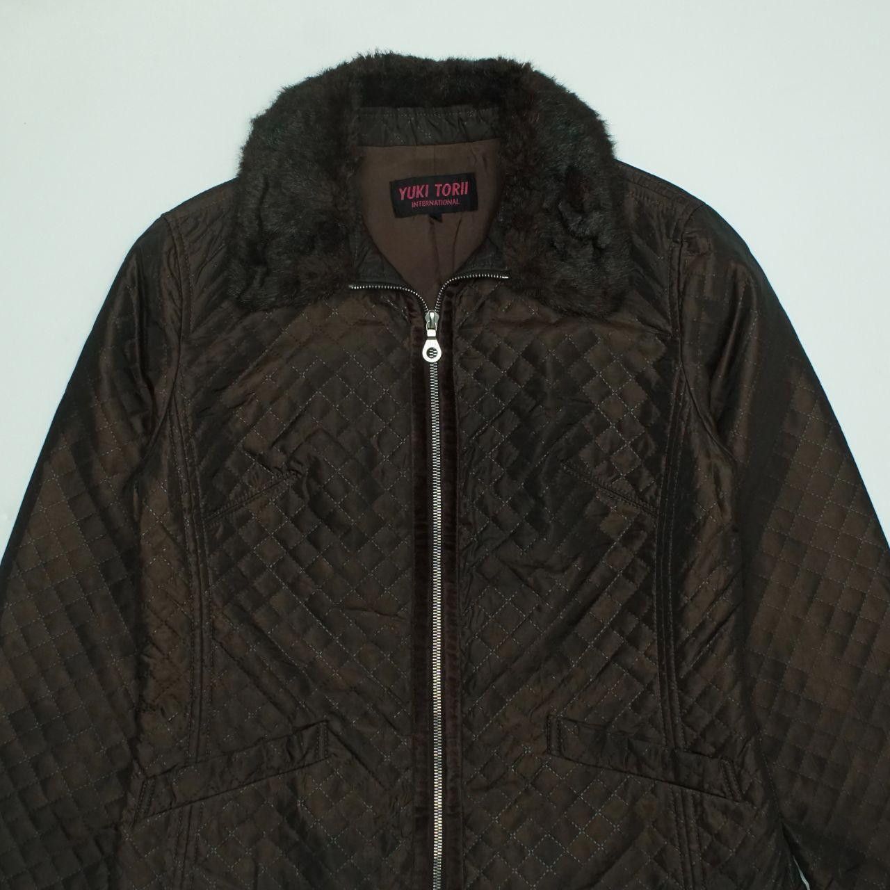 If Six Was Nine *NoTariff Yuki Torii Fur Collar Zip Jacket Size S / US 4 / IT 40 - 2 Thumbnail
