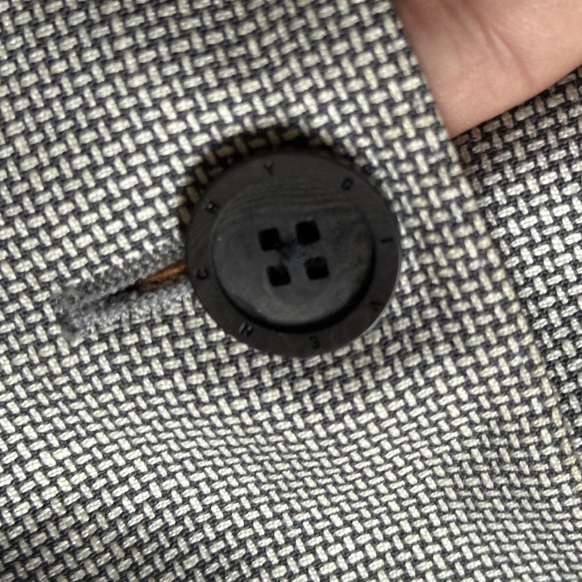 Givenchy Givenchy Grey Houndstooth Blazer Jacket Size US L / EU 52-54 / 3 - 4 Thumbnail