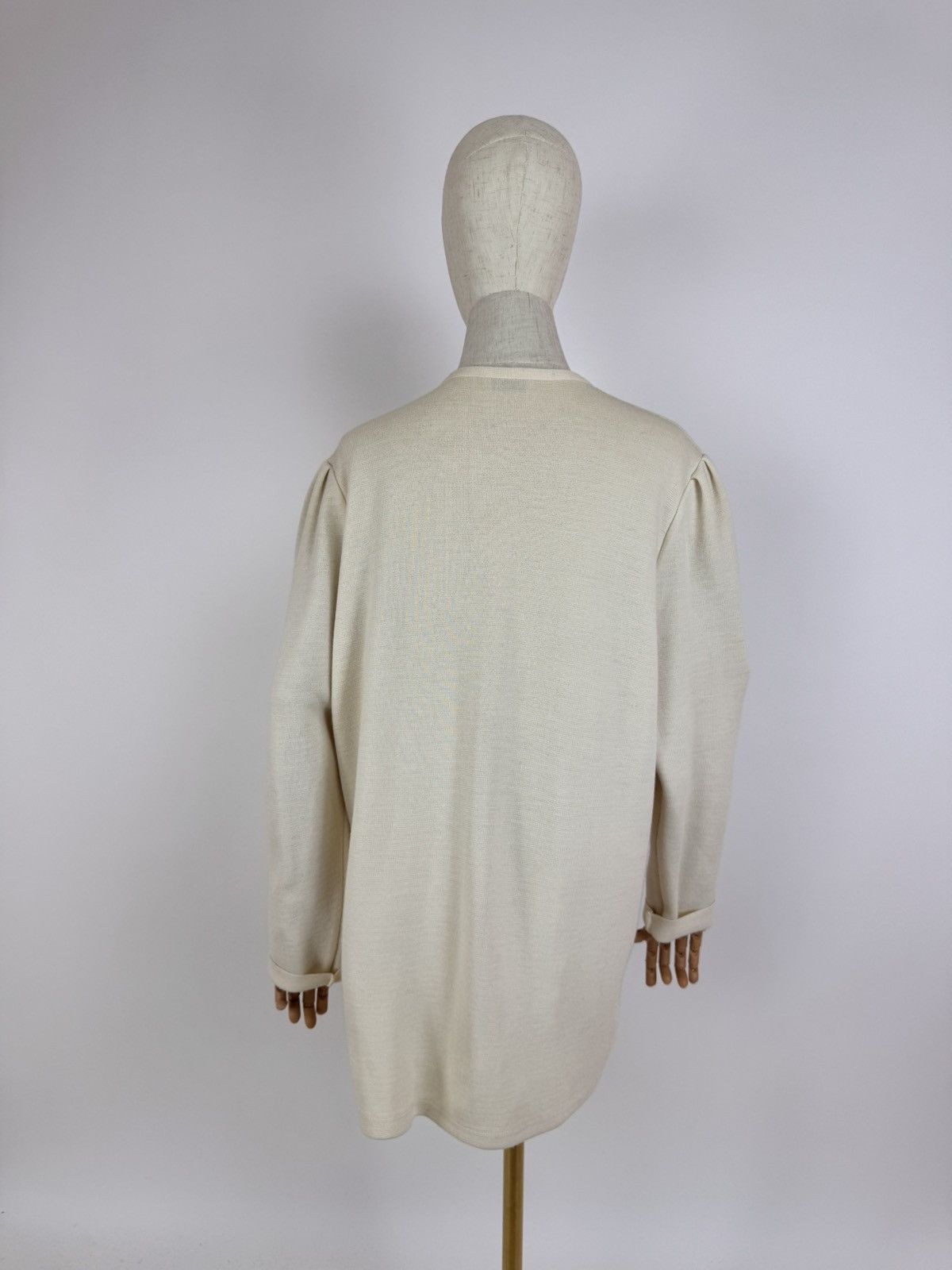 Designer × Vintage Devernois Vintage French Wool Gardigan Old Money Preppy Size XXL / US 16-18 / IT 52-54 - 4 Thumbnail