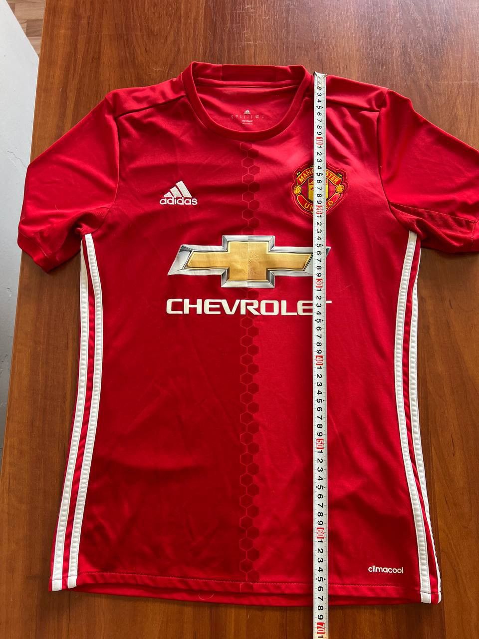 Adidas 2016 MANCHESTER UNITED ADIDAS HOME SOCCER FOOTBALL JERSEY S Size US S / EU 44-46 / 1 - 16 Thumbnail