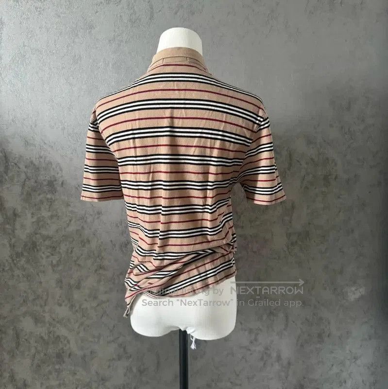 Burberry Burberry Brown Stripe Short-Sleeve Shirt. Size M / US 6-8 / IT 42-44 - 5 Thumbnail