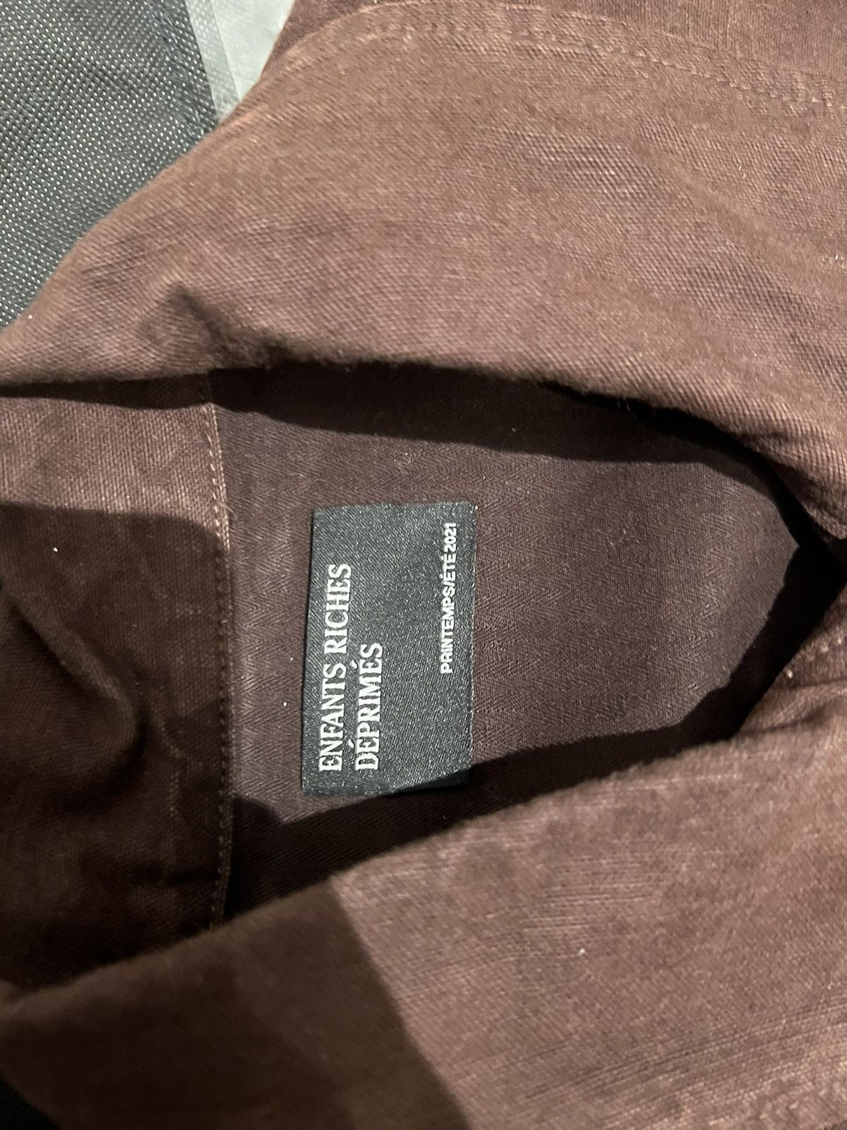 Enfants Riches Deprimes Flooded pin canvas assemblage work jacket Size US L / EU 52-54 / 3 - 4 Thumbnail