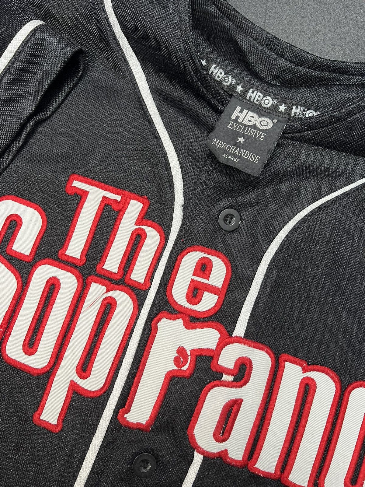 Vintage Vintage sopranos baseball jersey size XL flawed Size US XL / EU 56 / 4 - 3 Thumbnail
