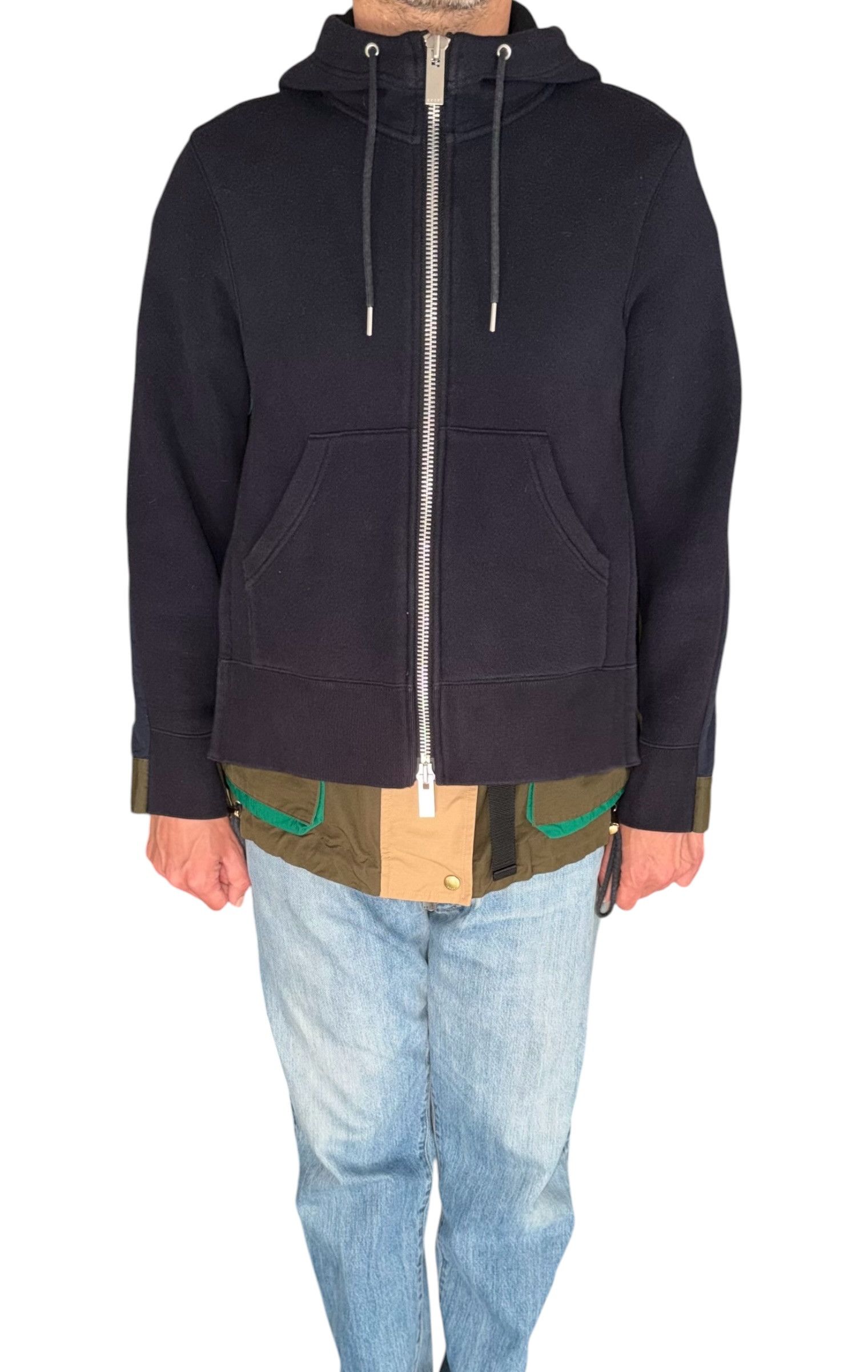 Sacai SACAI SPONGE HOODIE Size US M / EU 48-50 / 2 - 1 Thumbnail