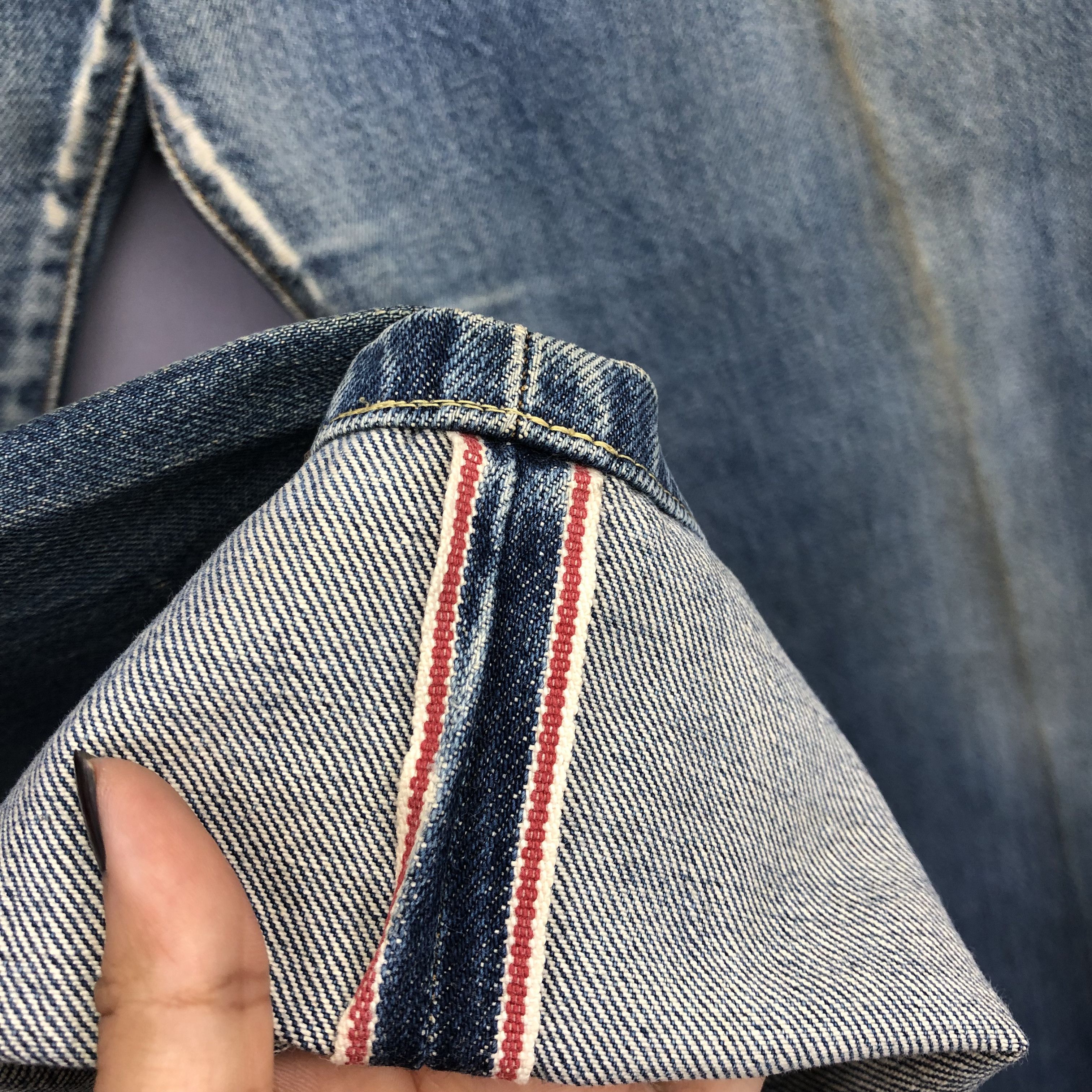 Edwin Vintage Rusty Edwin Redline Japanese Selvedge Jeans Denim Size US 30 / EU 46 - 8 Thumbnail