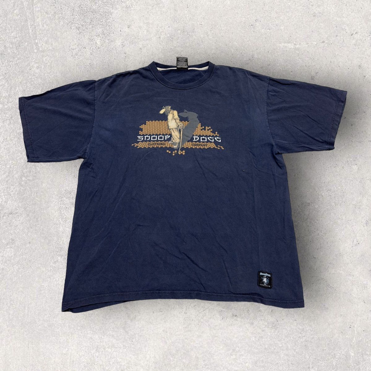 image of Rap Tees x Snoop Dogg Vintage Snoop Dogg Tee in Navy, Men's (Size XL)