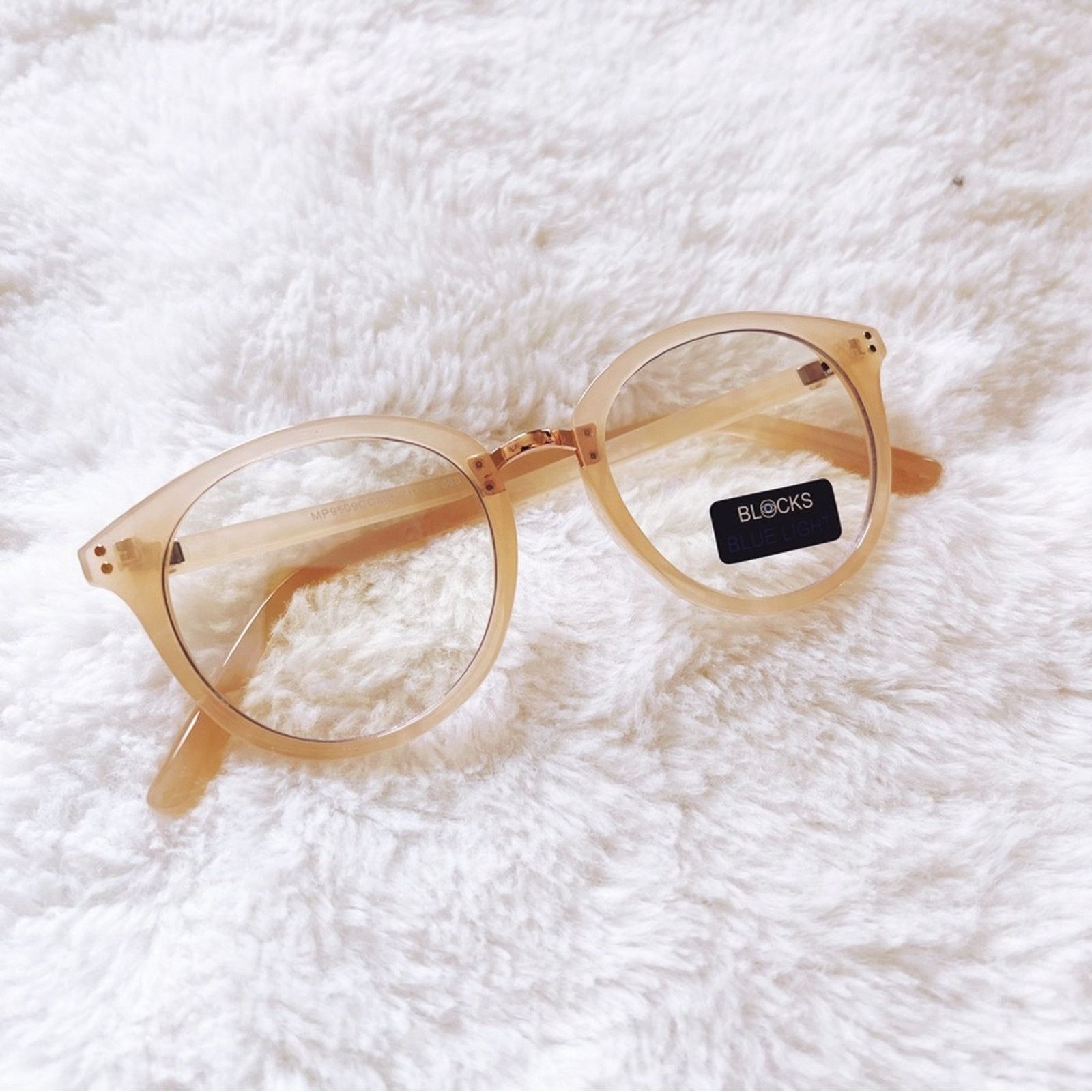 Other Cleo Pink Round Blue Light Glasses Size ONE SIZE - 4 Thumbnail